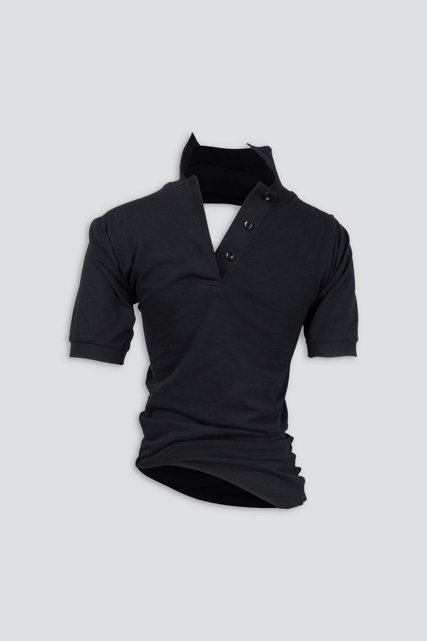 Black Twist Double Polo