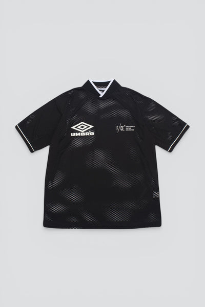 F/CE. × UMBRO UTOPIAN FC GAME SHIRTS L Black Umbro Utopian FC Game Shirt - F/CE – Assembly New York