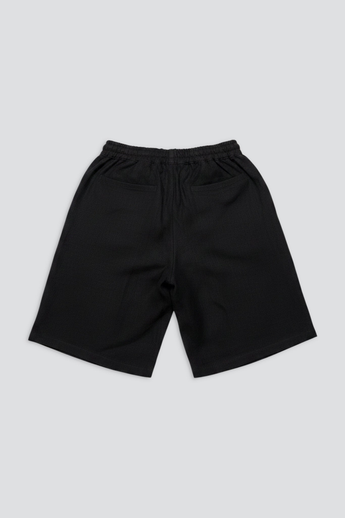 Black Veraniego Linen Short