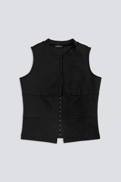 Black Vest Top - Assembly New York x Woodrose Deli