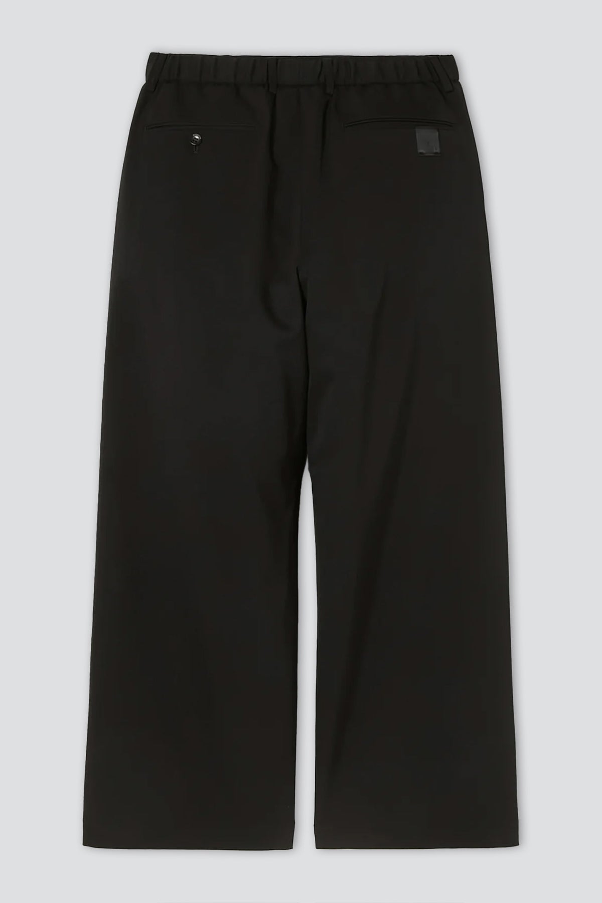 Black Wide Easy Trousers