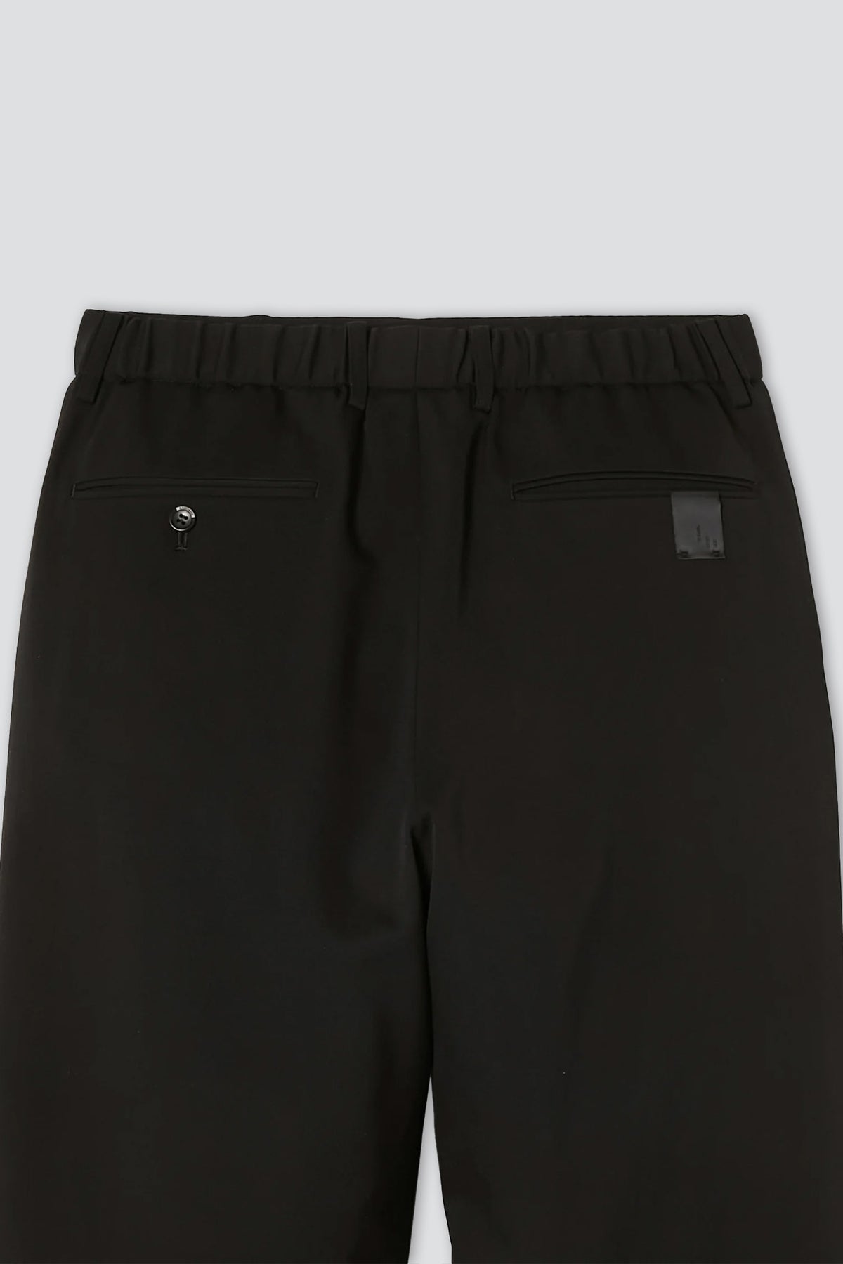 Black Wide Easy Trousers