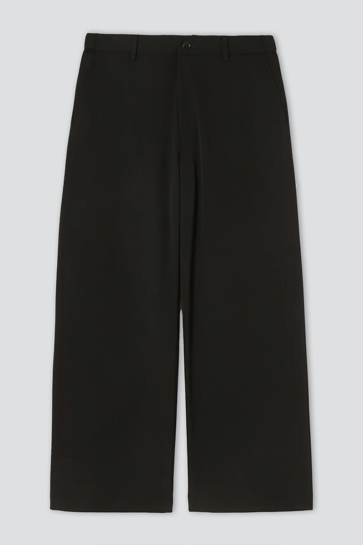 Black Wide Easy Trousers