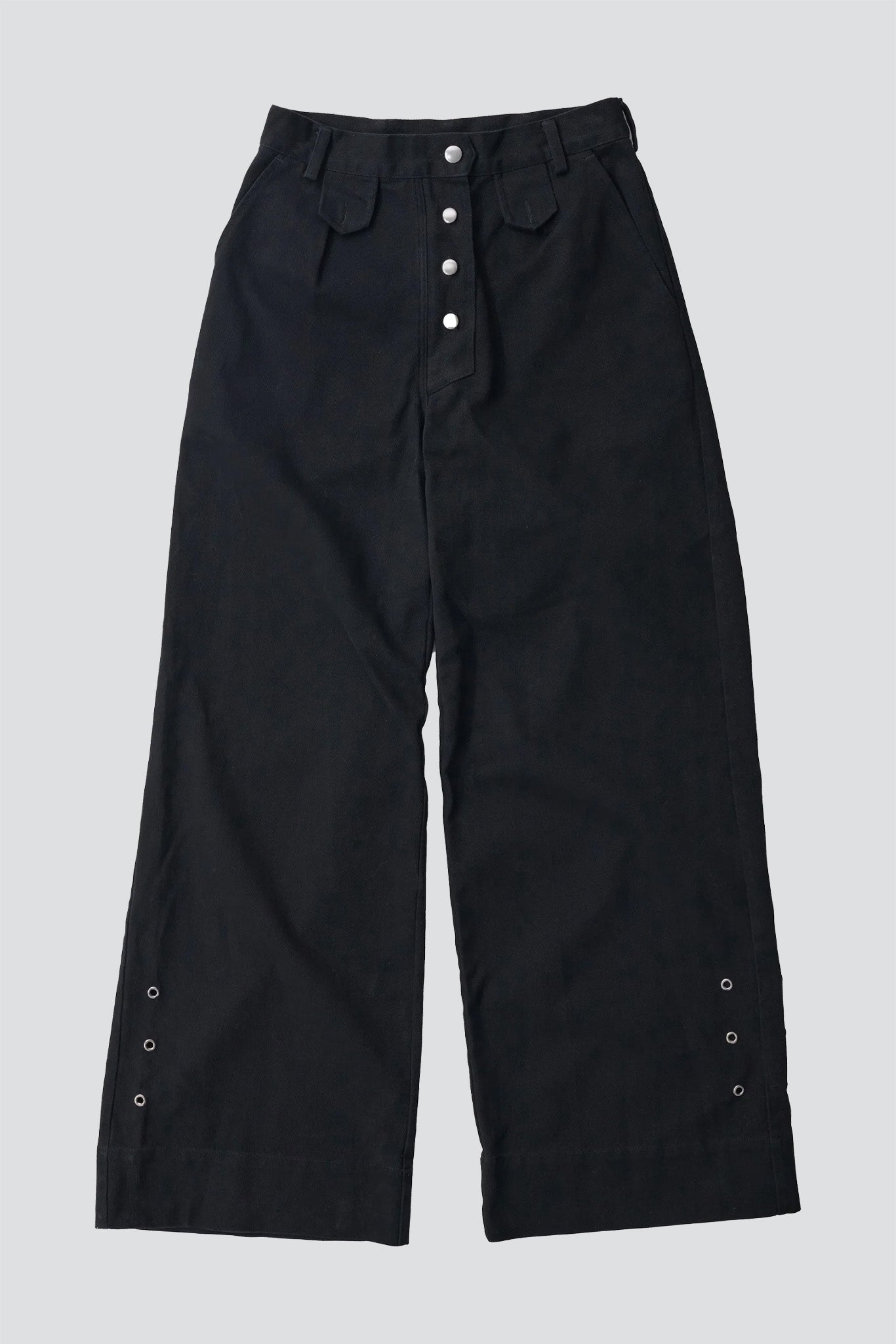 Black Wide Leg Firefighter Pant