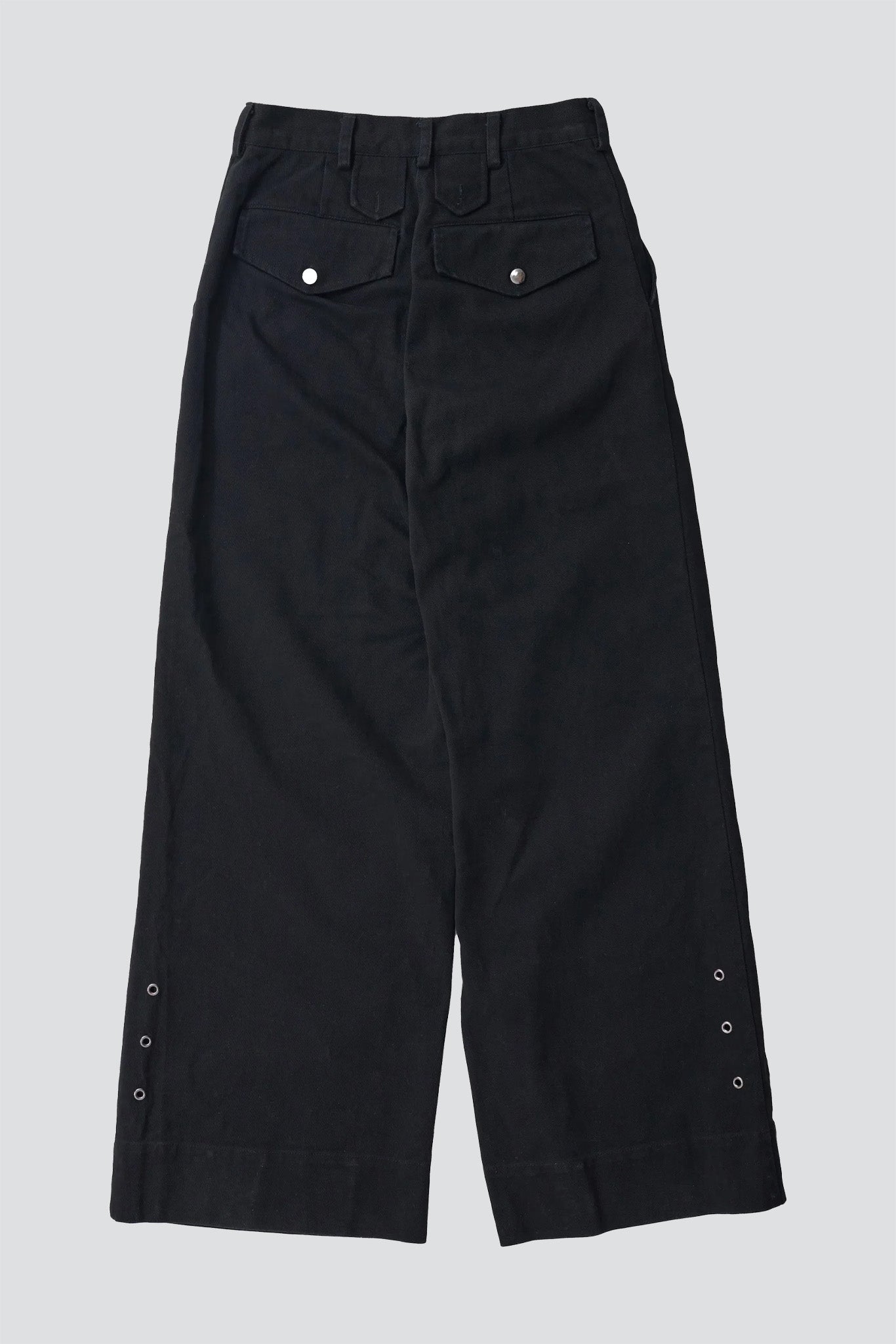 Black Wide Leg Firefighter Pant