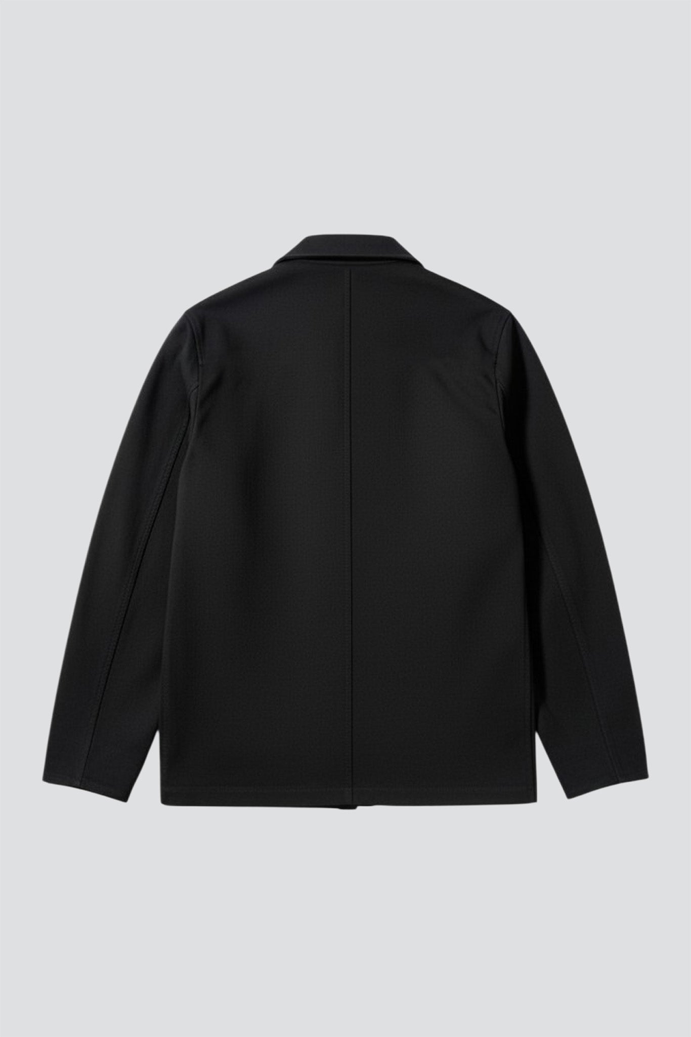 Black Denim Fireman Field Coat