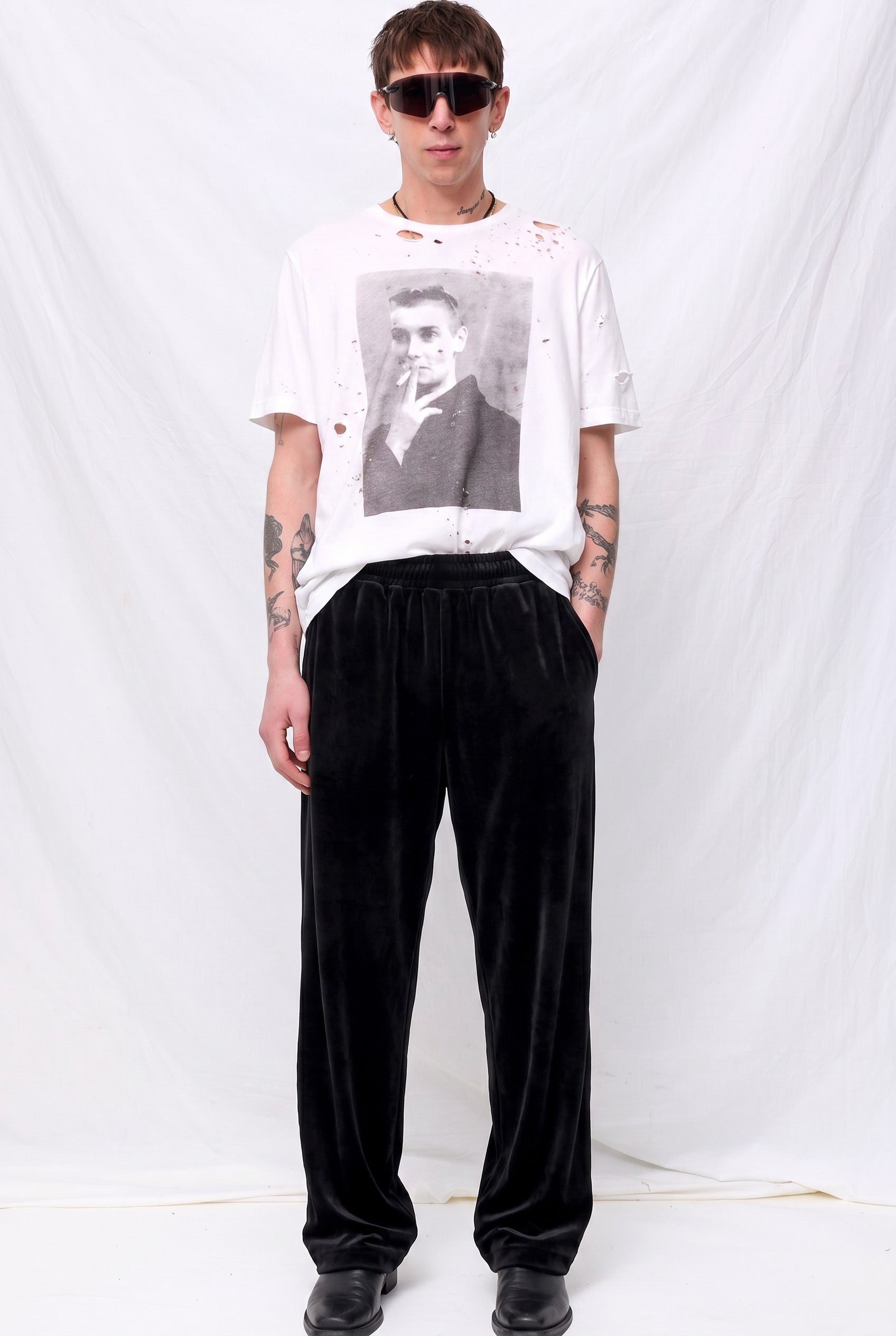 Black Velour Pants