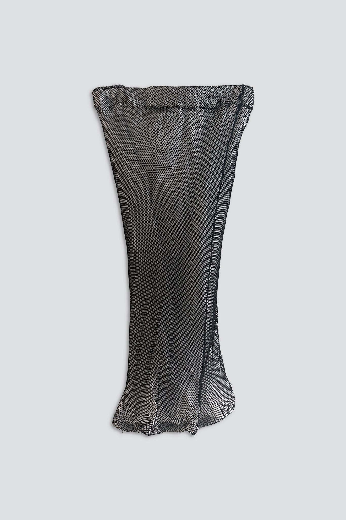 Black/White Fishnet Overlay Skirt
