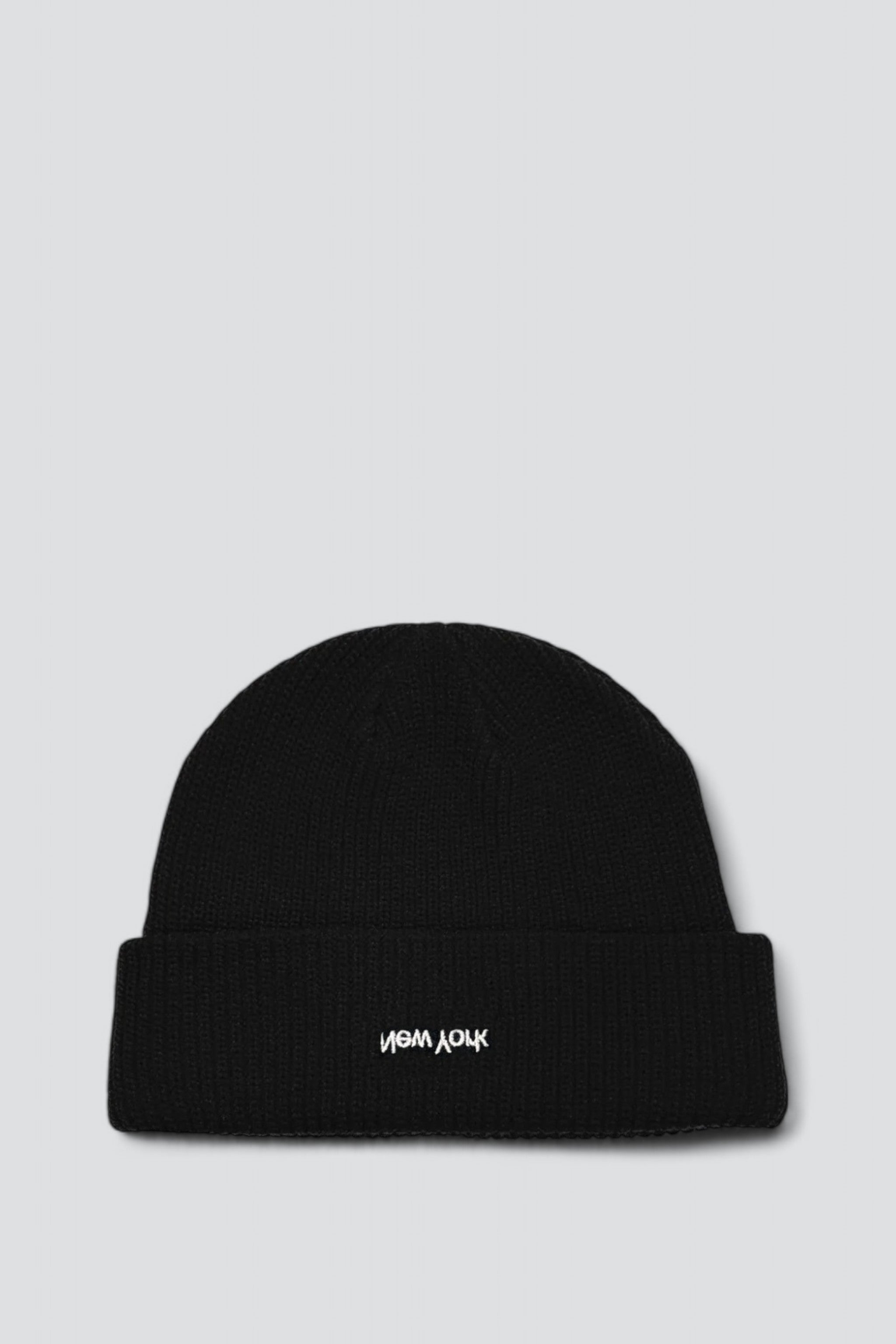 Black New York Logo Beanie