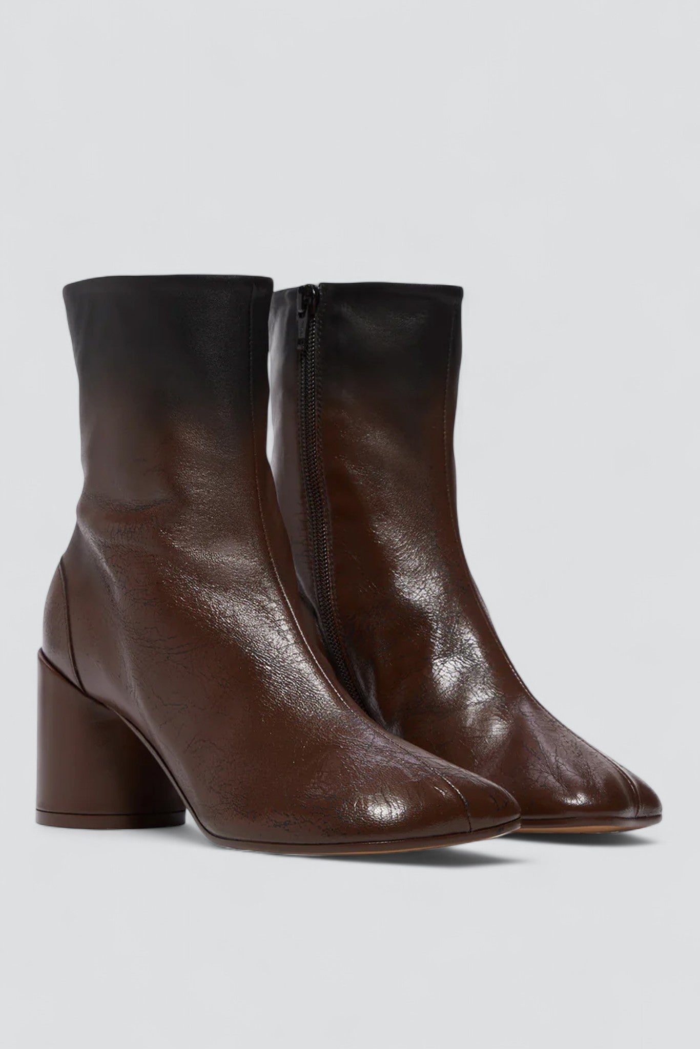 Black/Sable Ankle Boot