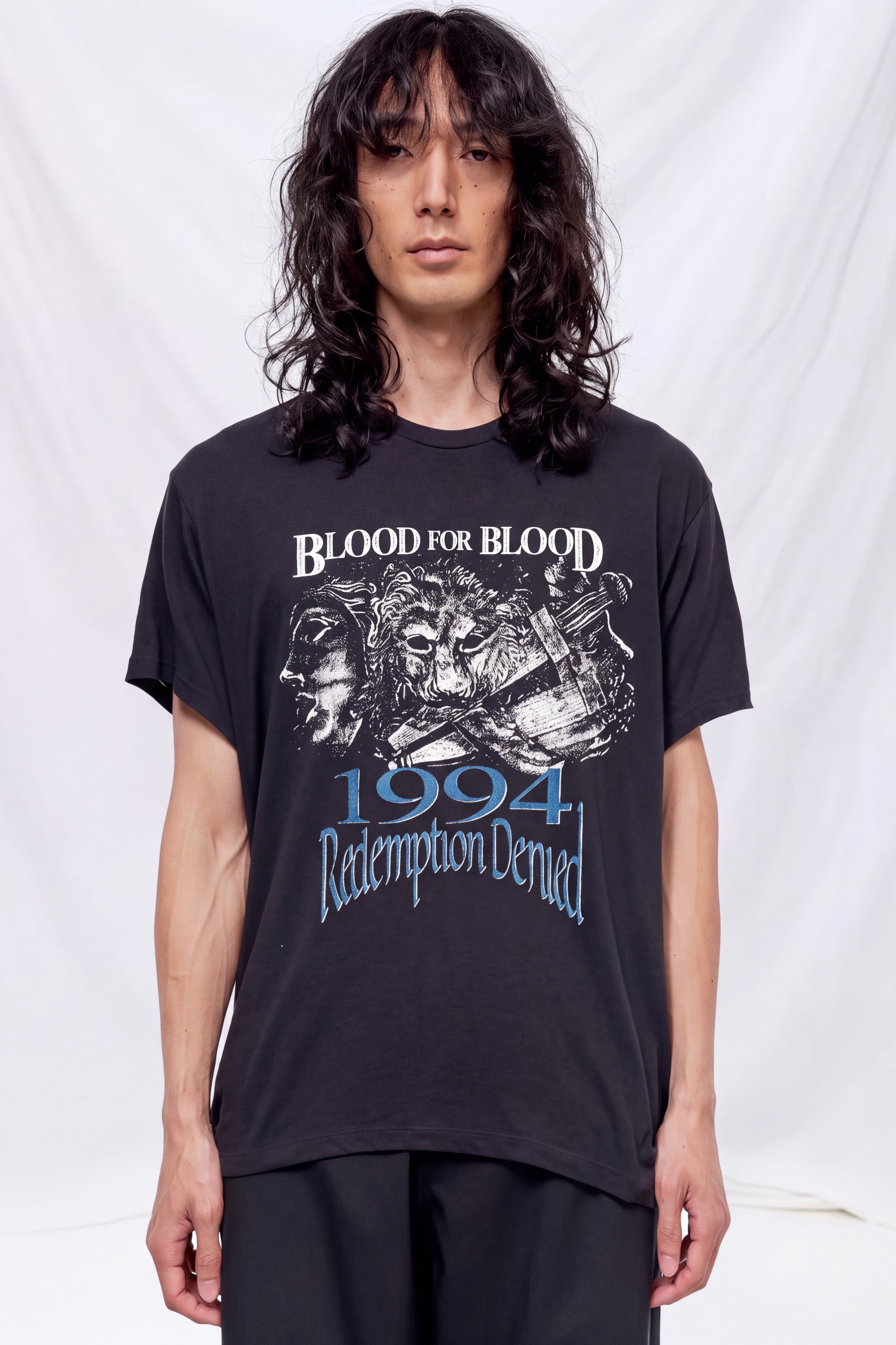 Vintage Black Blood For Blood Tee - Pretty Relics – Assembly New York
