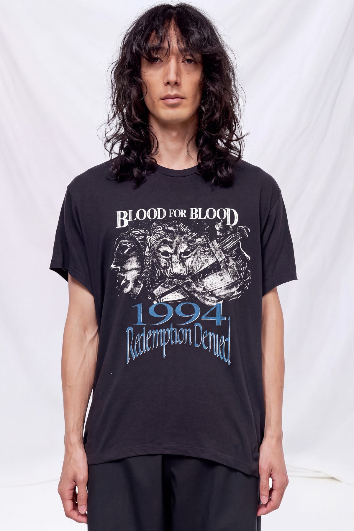 Vintage Black Blood For Blood Tee