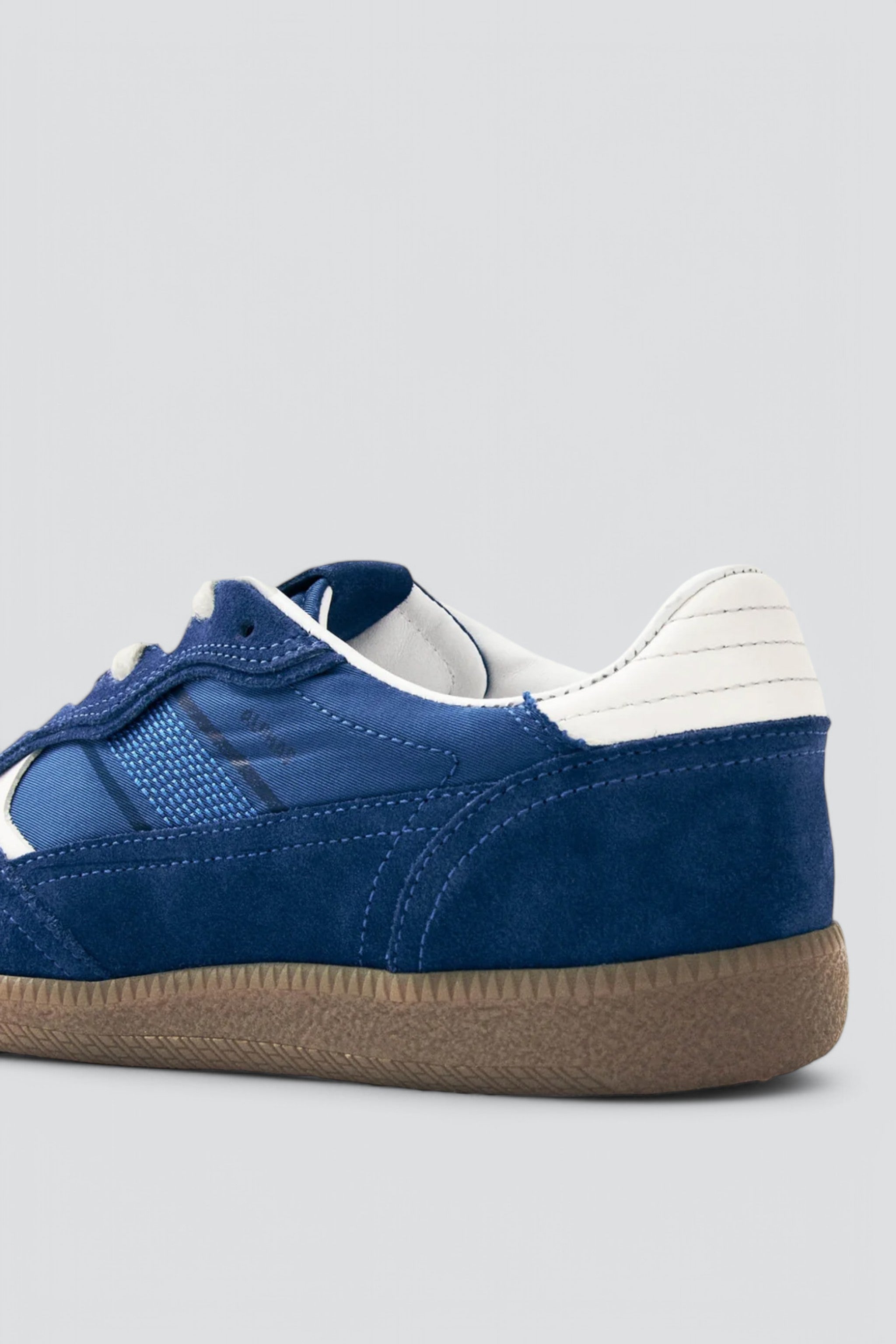 Sheen Blue Leather Tb.490 Rife Sneakers
