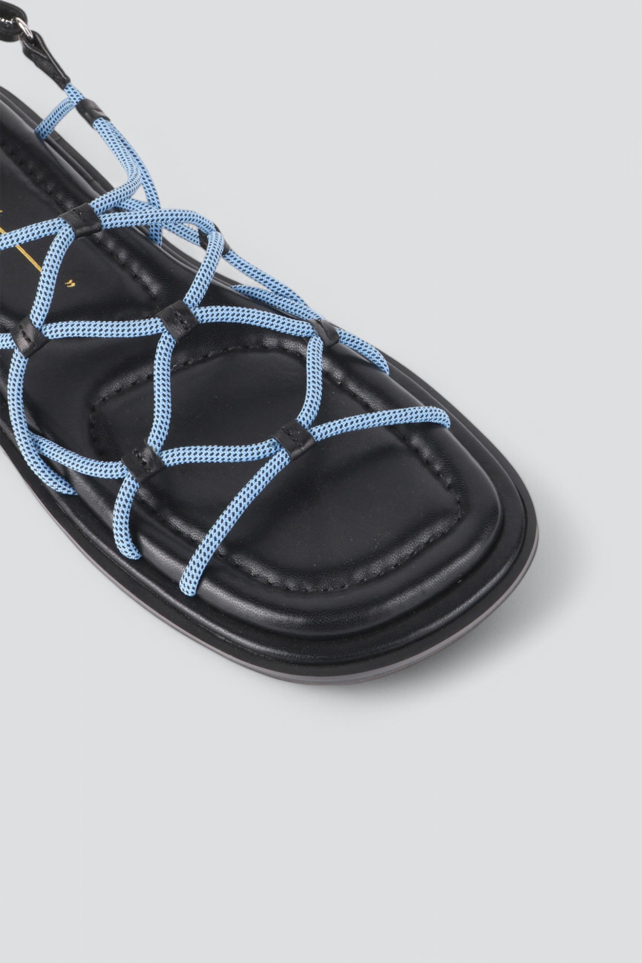 Blue Lychee Elastic Sport Cord Flat Sandal