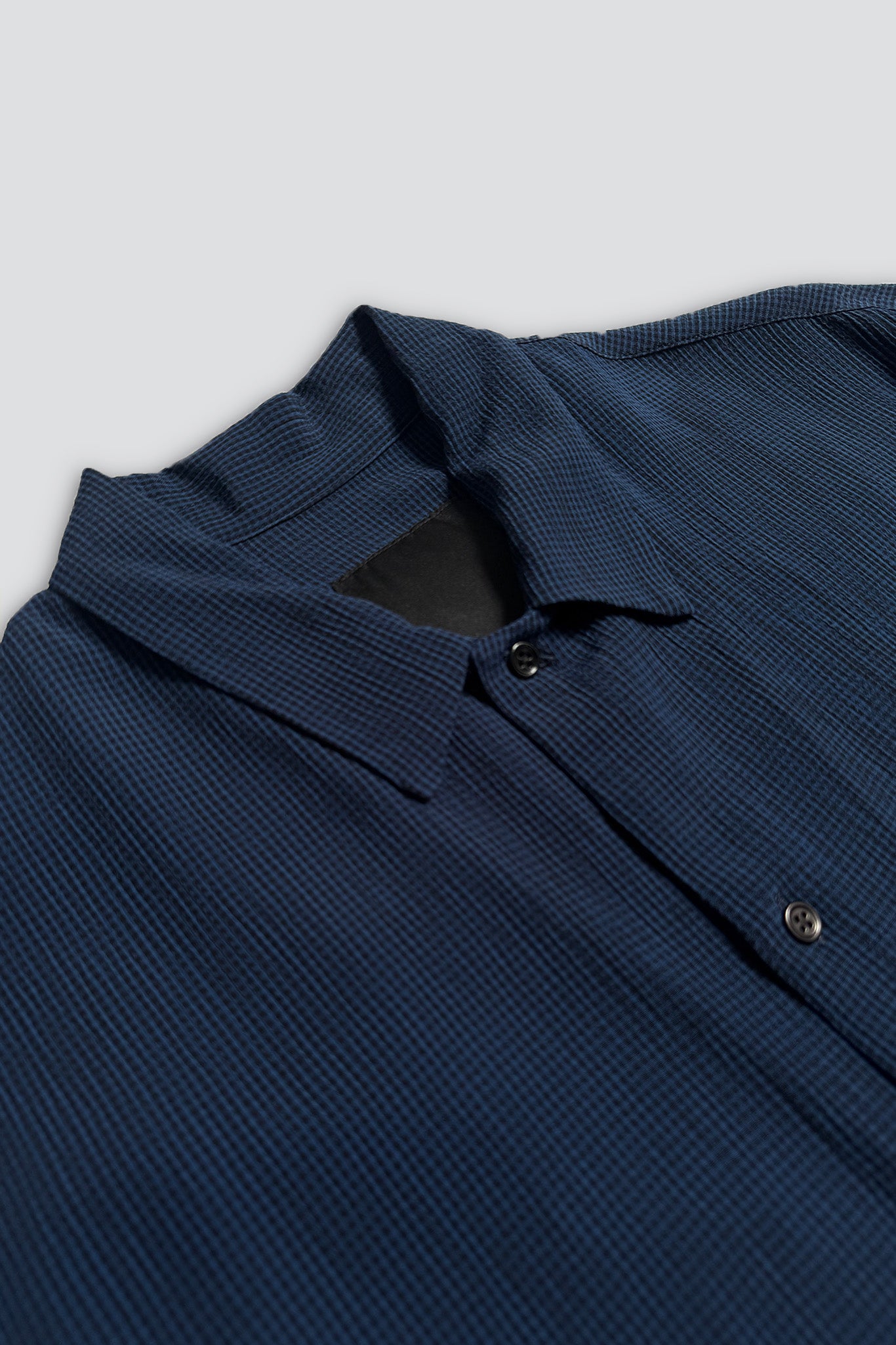 Blue Plaid Box Shirt