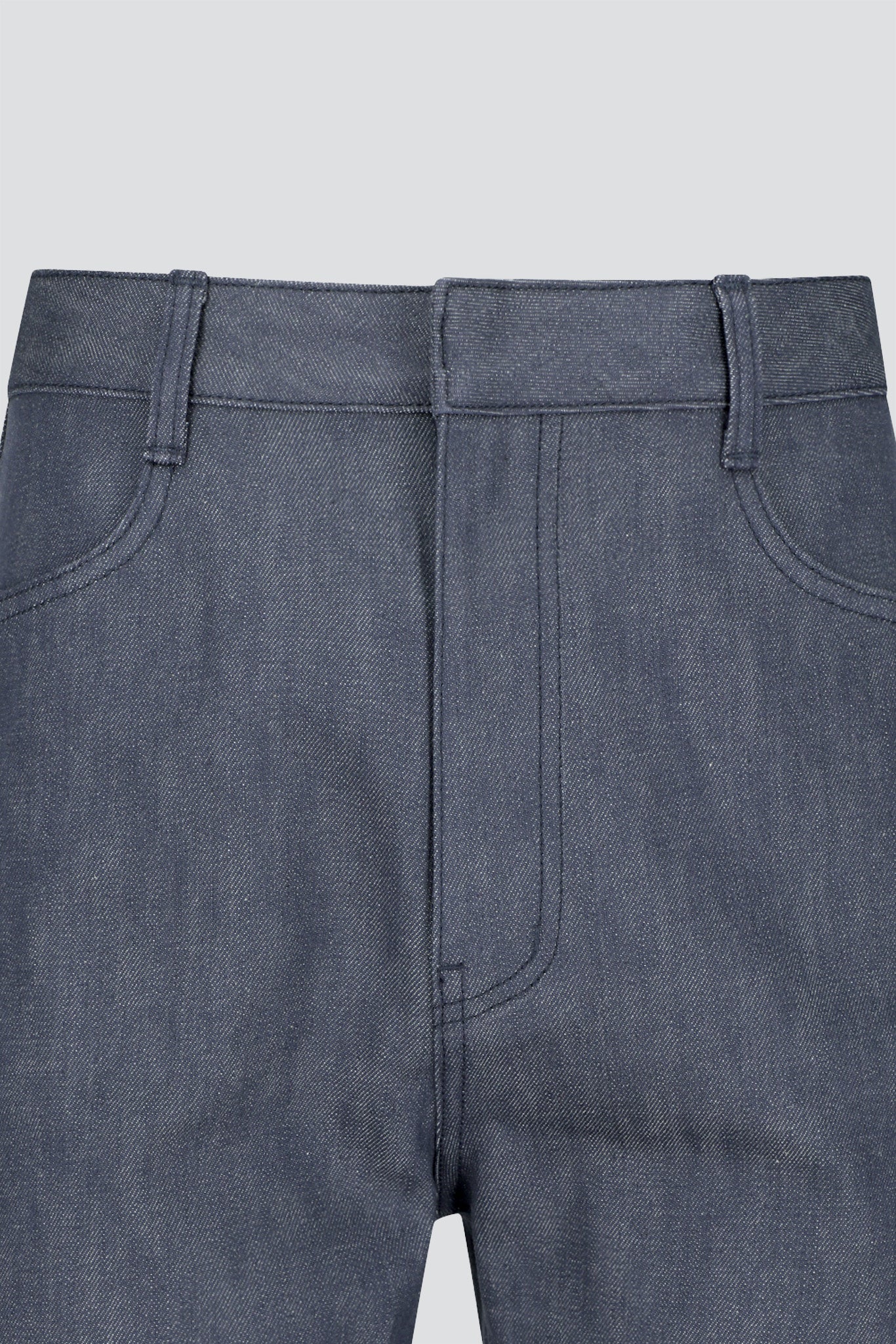 Blue Straight Fit Denim Pant