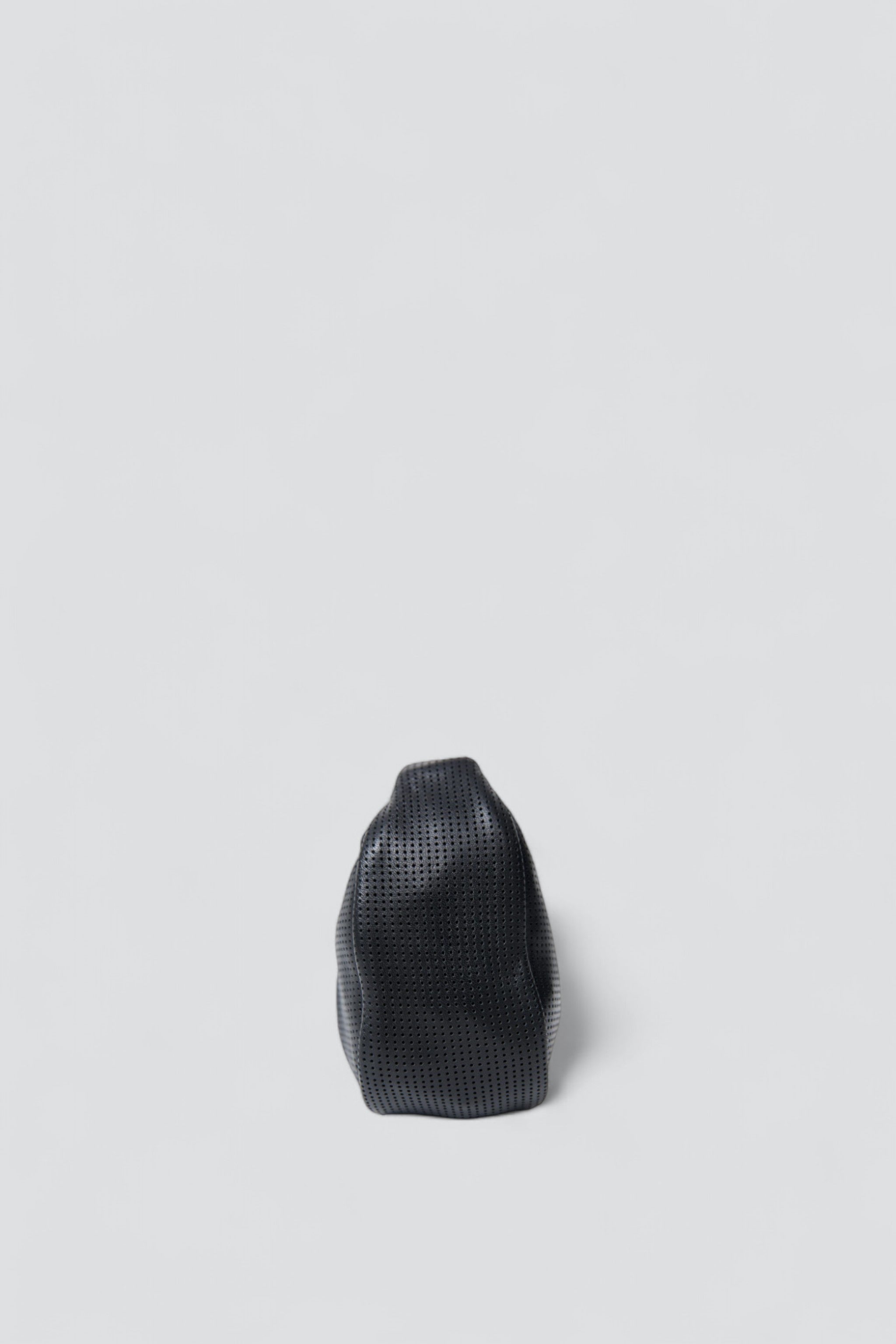Black Perforated Mini Bon Bon Bag