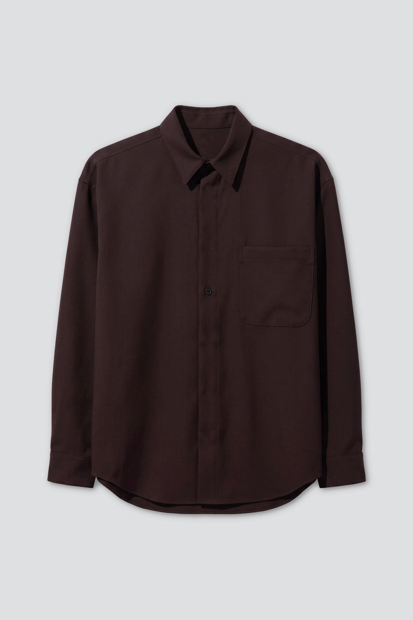 Bordeaux Rayon Easy Shirt