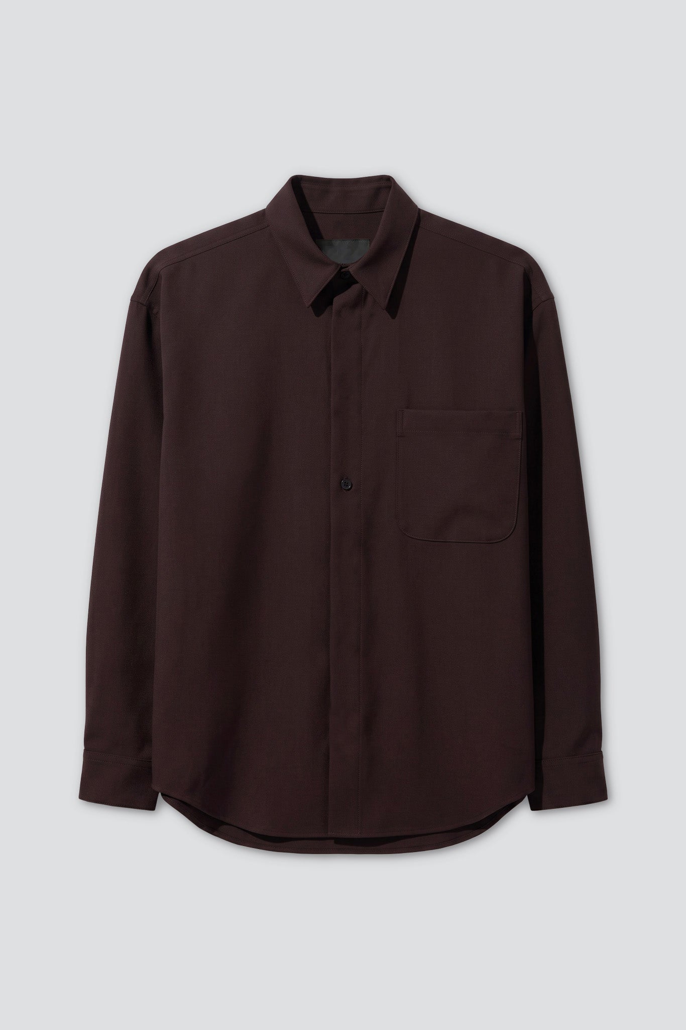 Bordeaux Rayon Easy Shirt