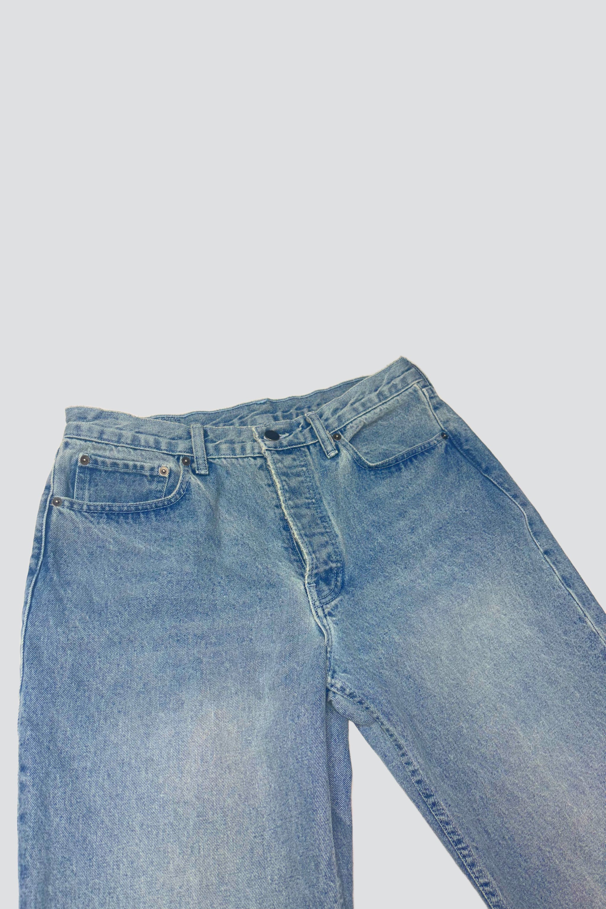 Light Wash Denim Five Pocket Jean