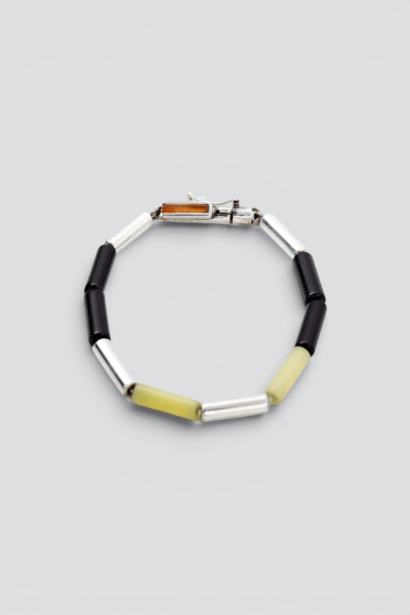 Sterling Silver/Onyx/Lemon Sofi Bracelet