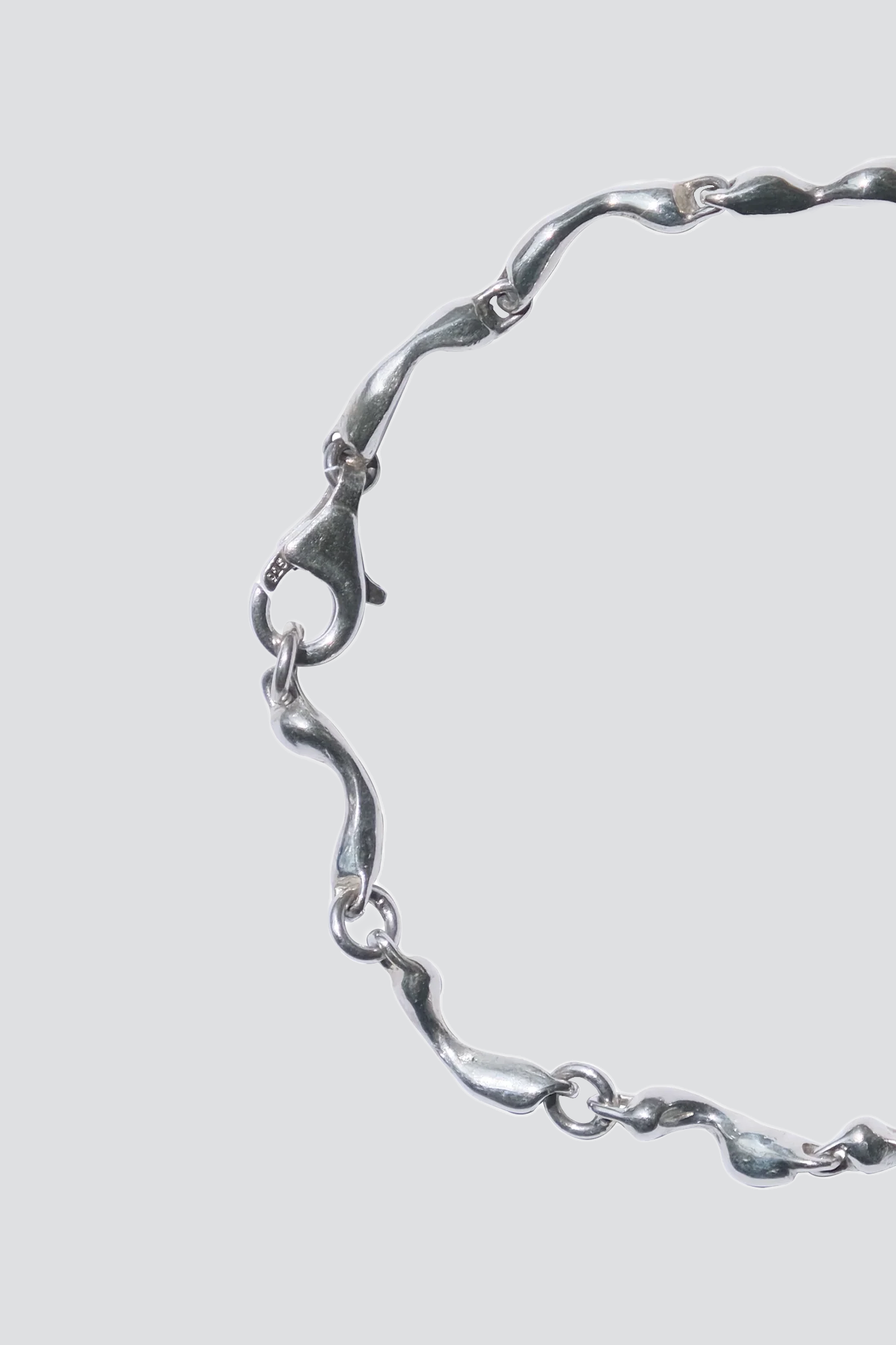 Sterling Silver Liquid Bracelet