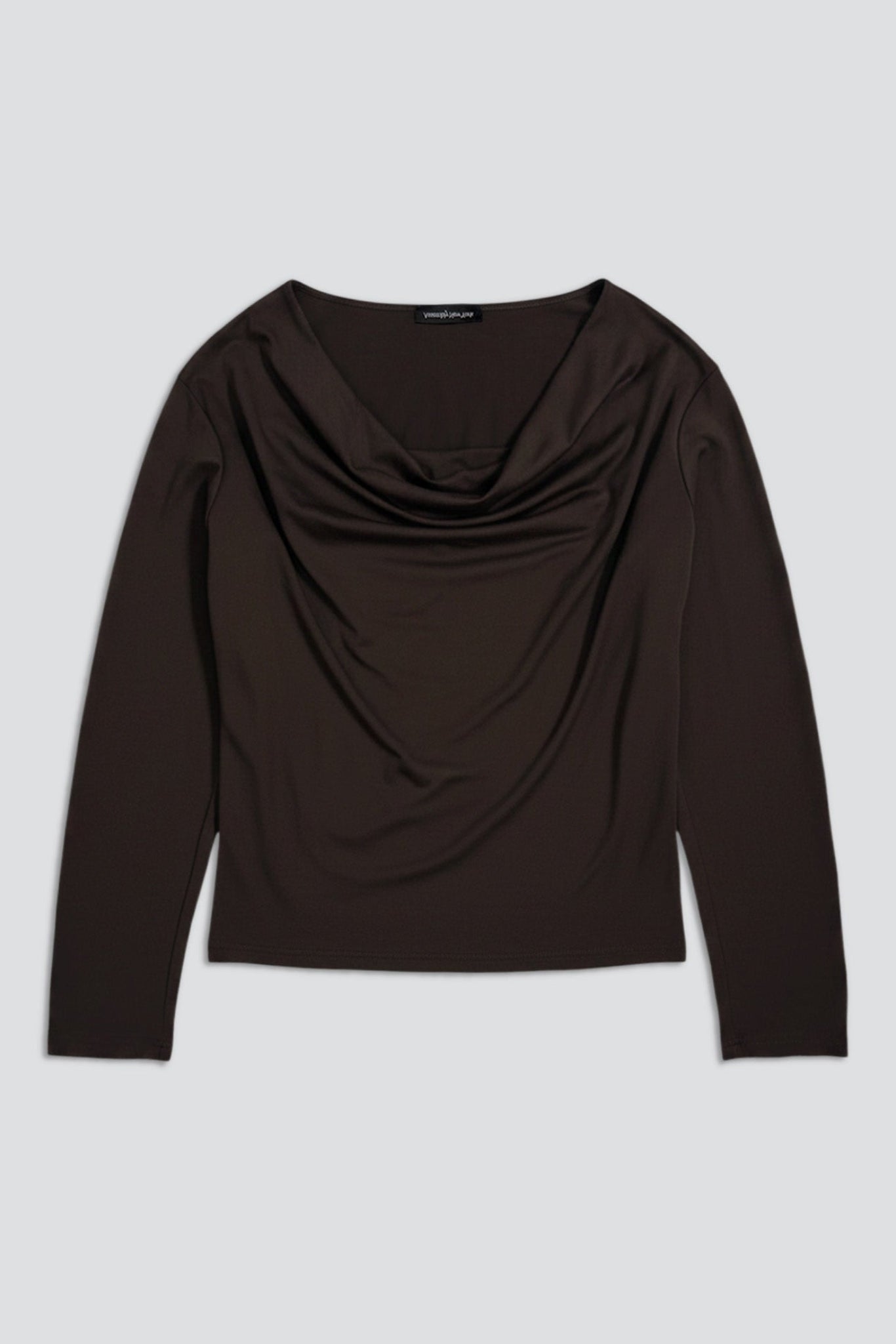 Brown Collapse Top