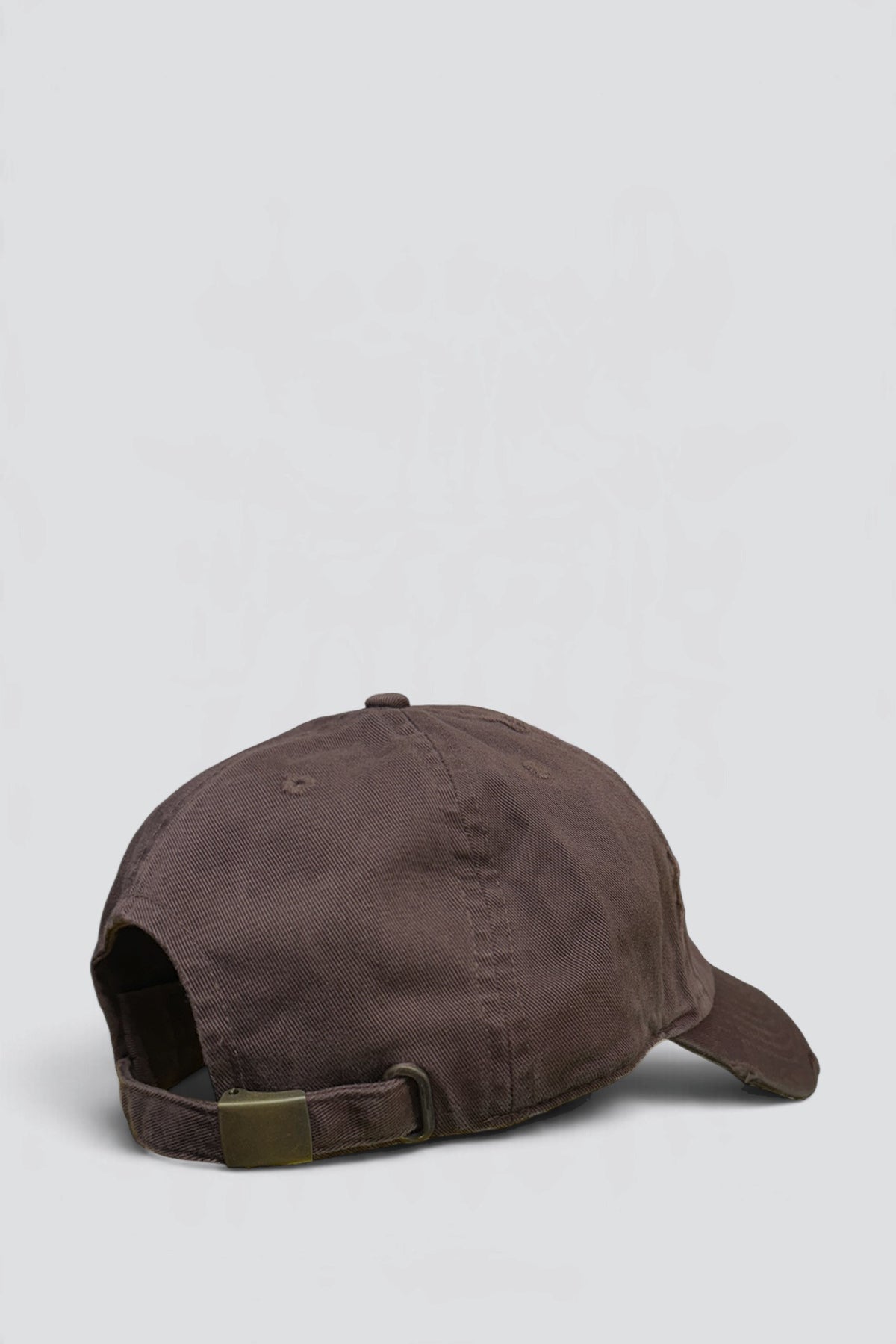 Distressed New York Embroidered Hat - Brown