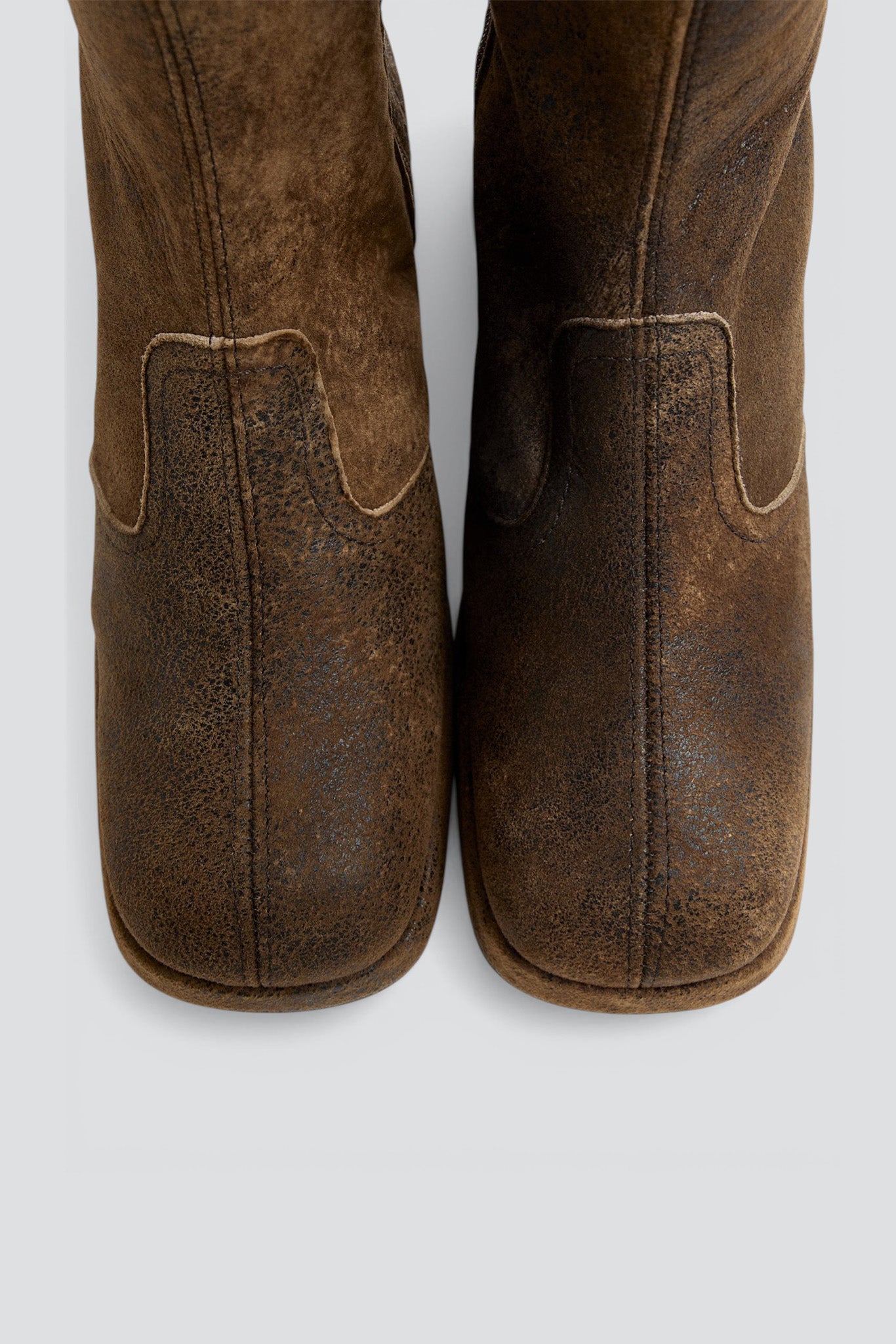 Brown Donna Broken Down Tall Boots