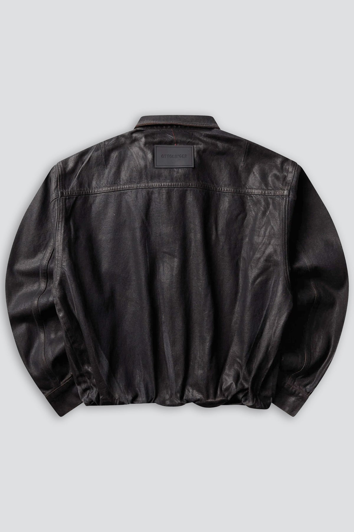 Brown Overdye Glazed Flex Denim Jacket