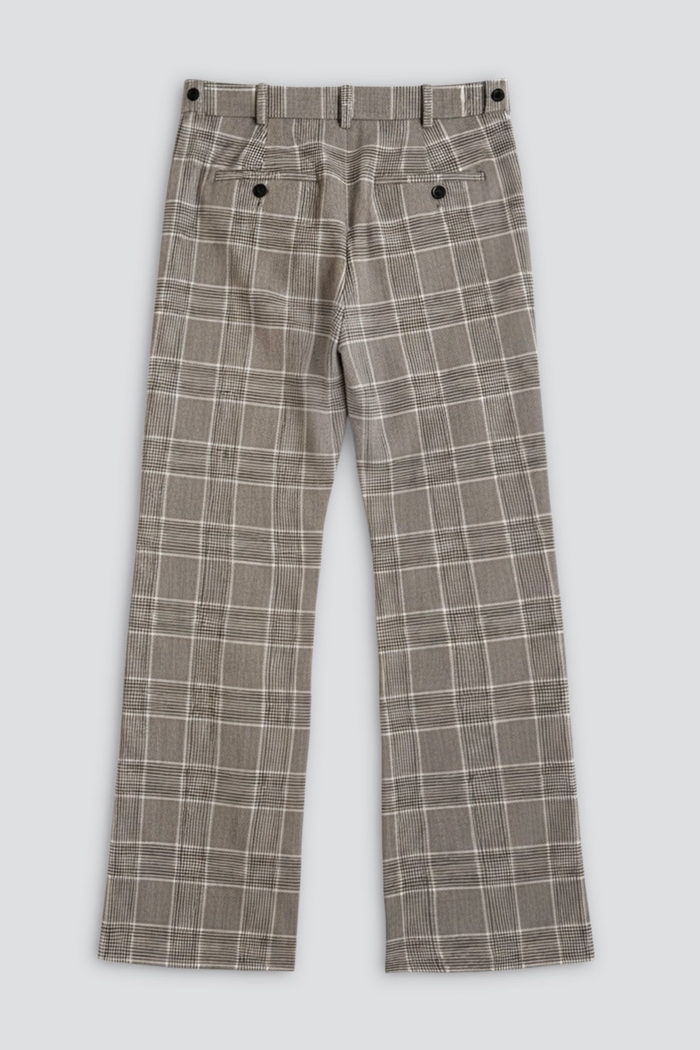 Brown Plaid Rare Trouser