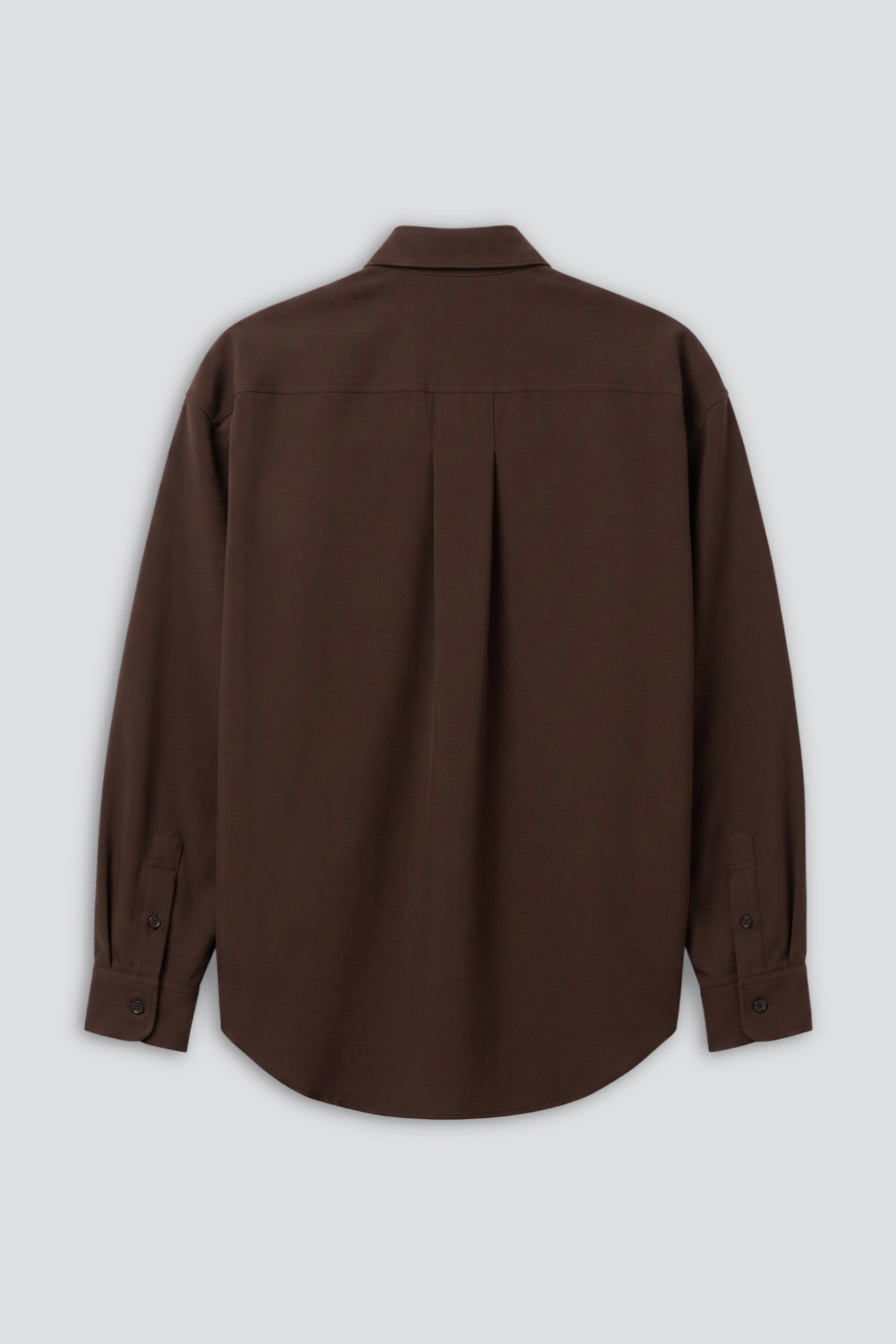 Brown Rayon Easy Shirt