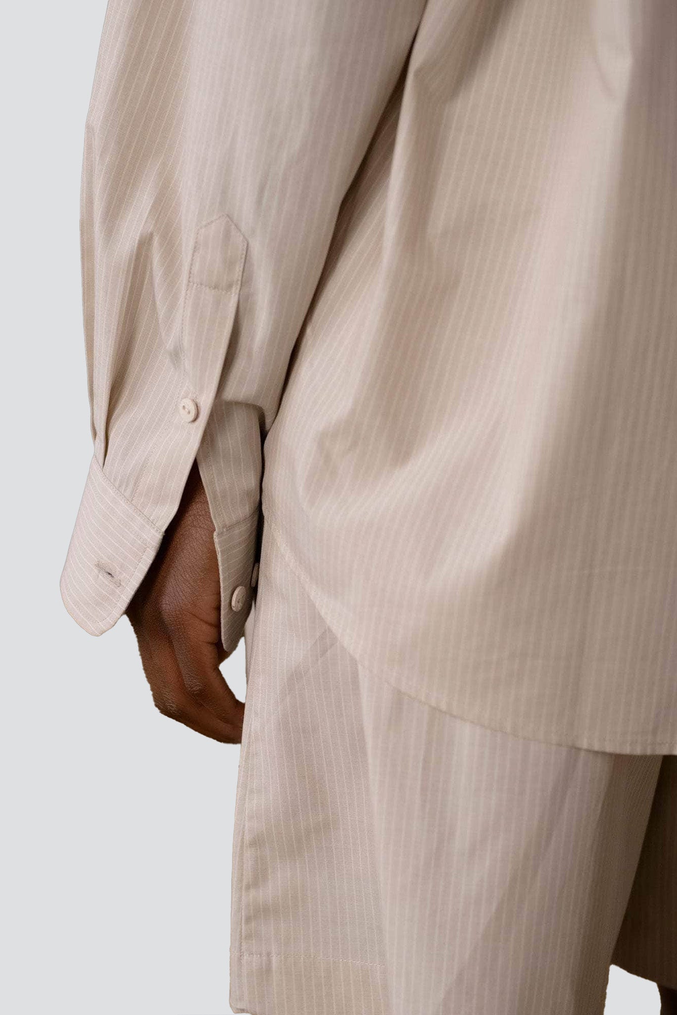 Brown Stripe Claude Shirt