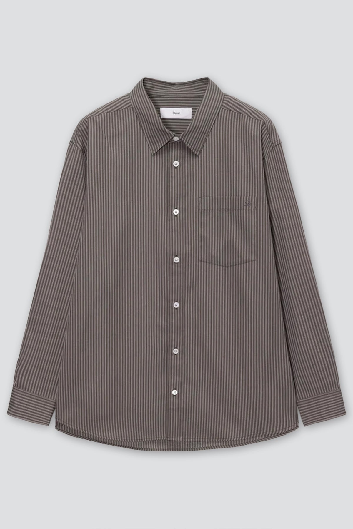 Brown Stripe Informal Shirt