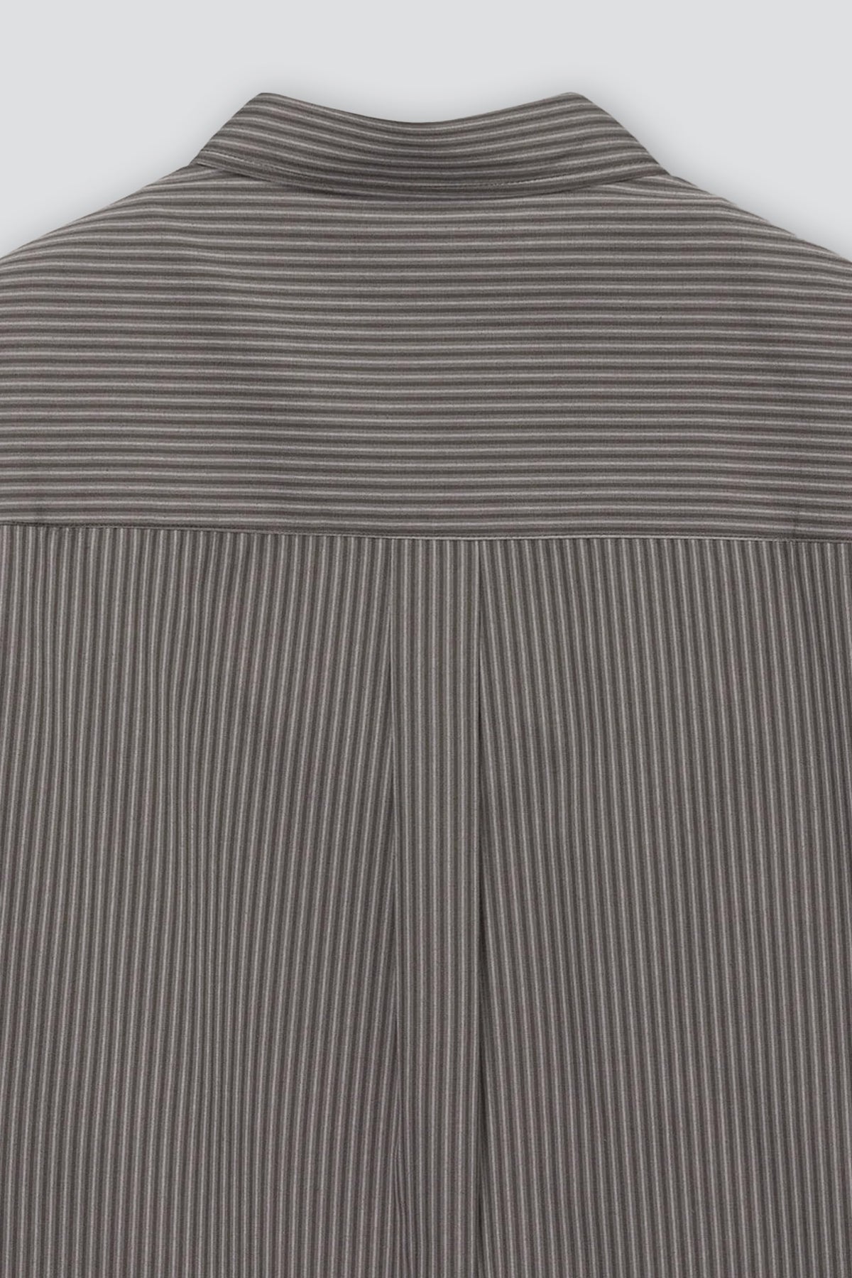Brown Stripe Informal Shirt