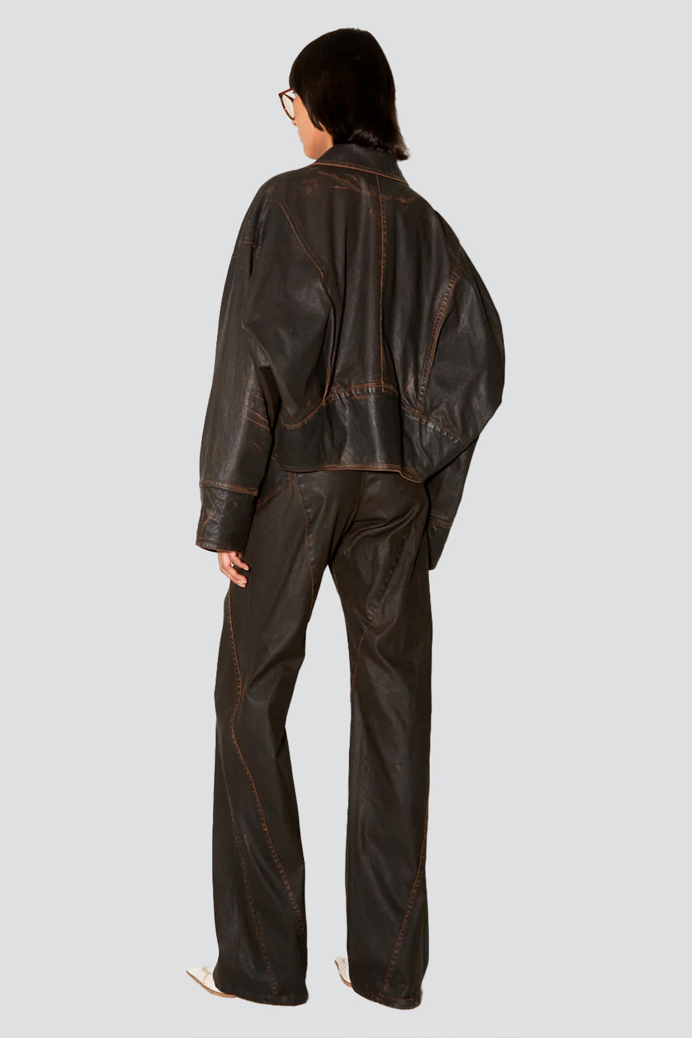 Brown Wax Macfly Jacket
