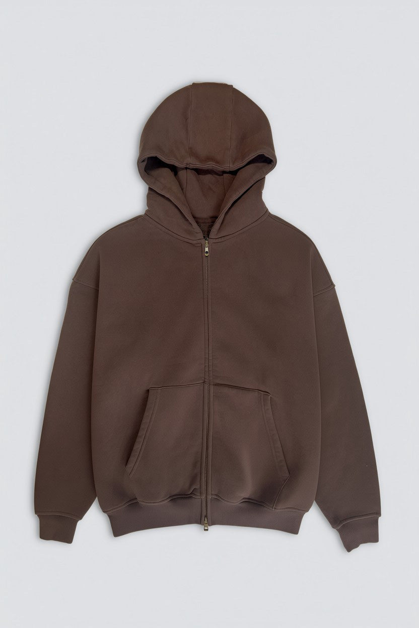 Chocolate Zip Hoodie