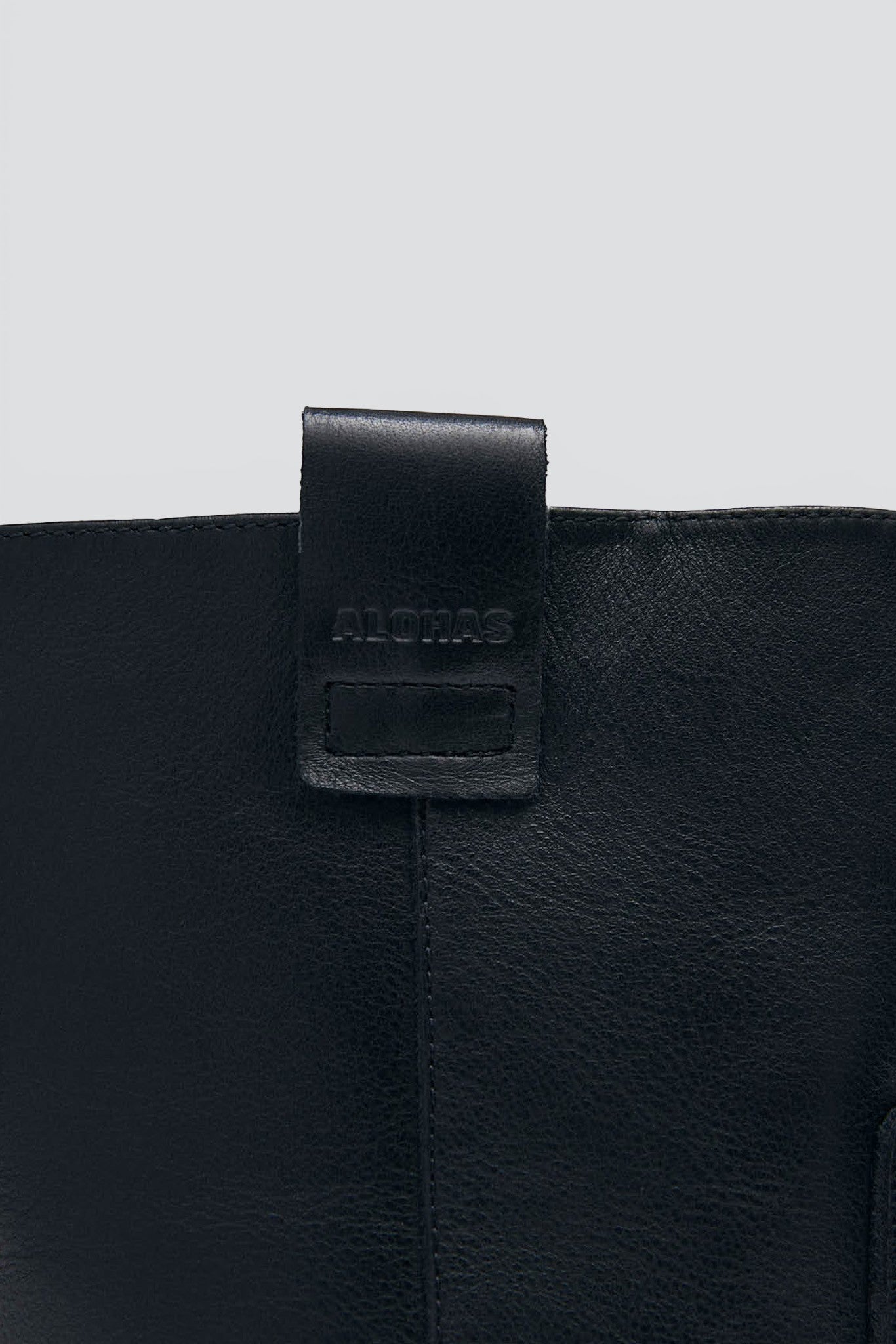 Brushed Black Leather Rajan Boots