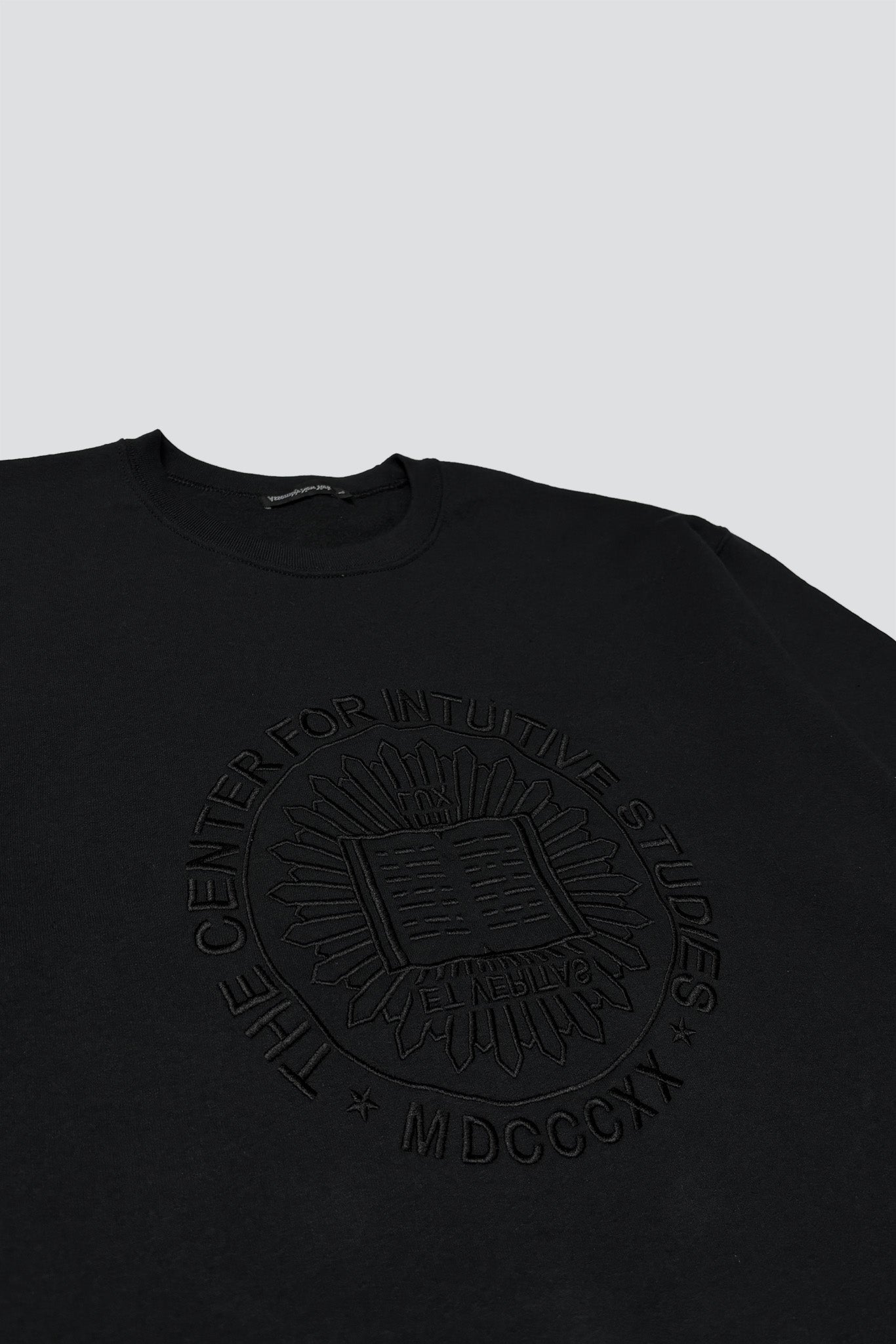 The Center For Intuitive Studies Circle Logo Sweatshirt - Black