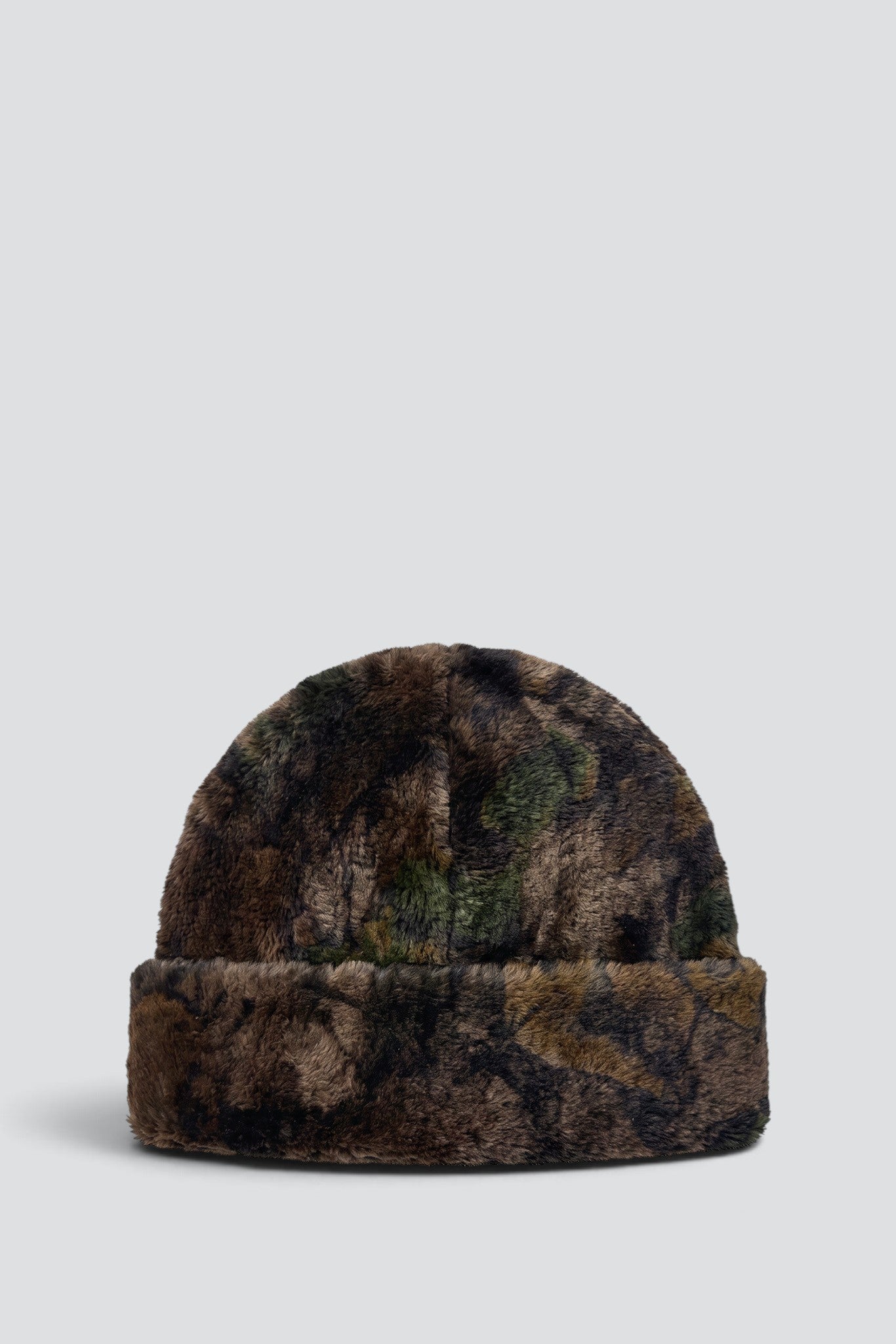 Camo Print Fleece Watch Cap