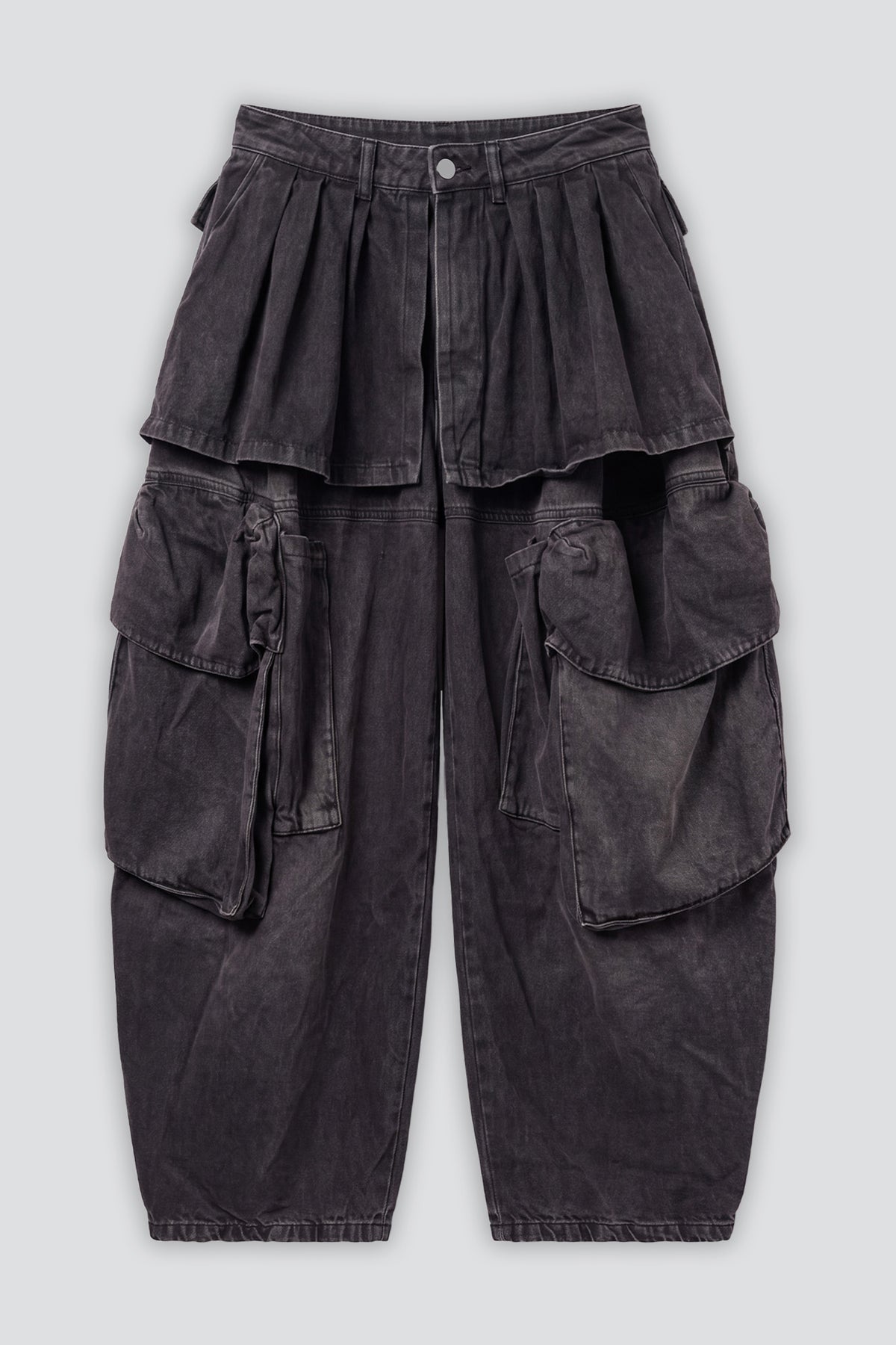 Charcoal Denim Hazel Cargo Pant