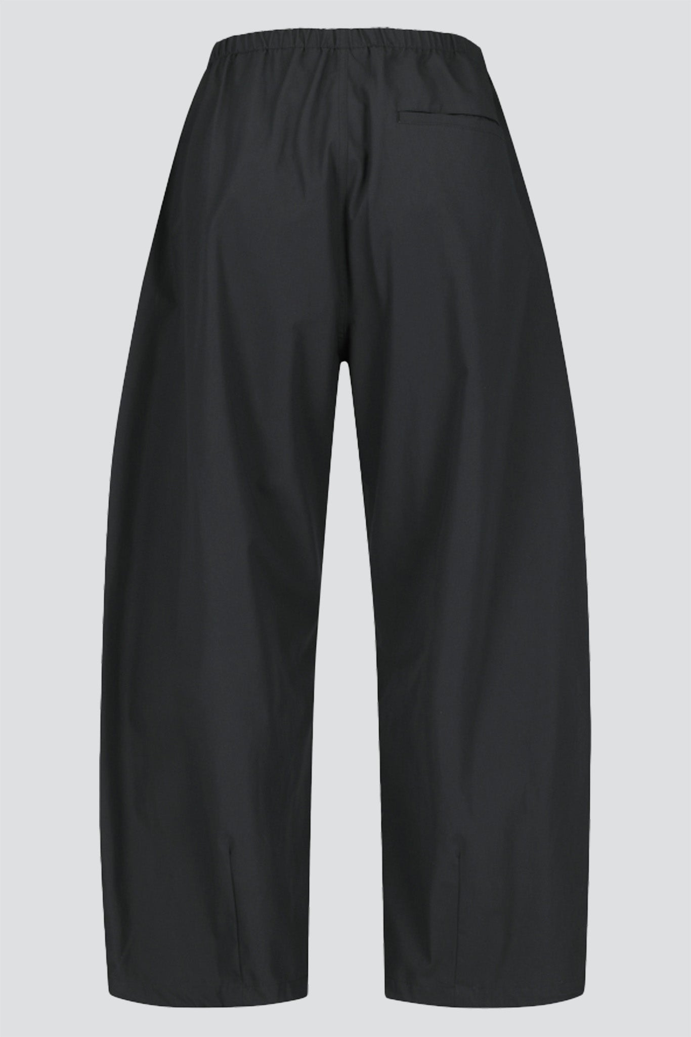 Charcoal Drawstring Wide Fatigue Pants