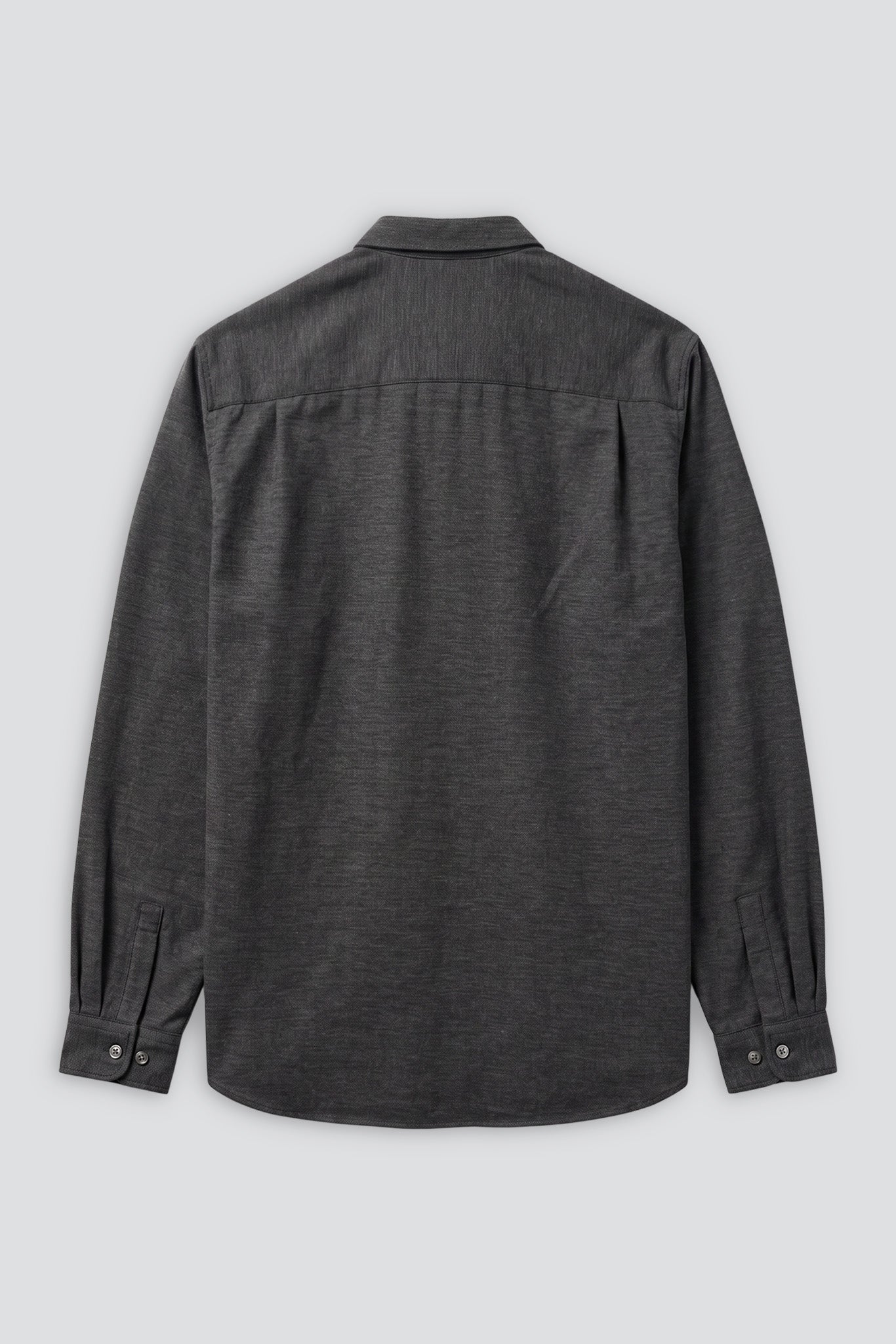Charcoal Zip Poet Shirt