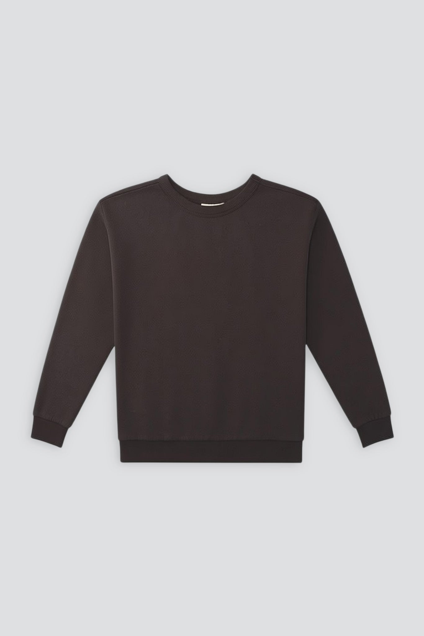 Coffee Bean Crux Cropped Sweatshirt