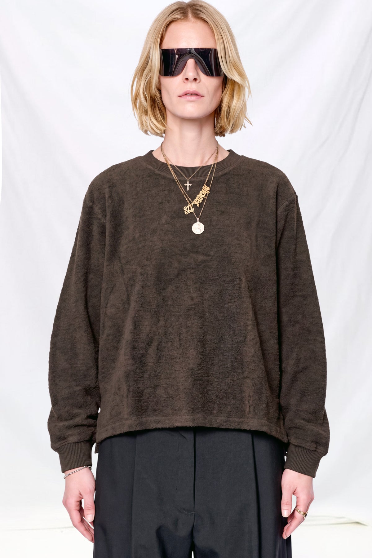 Coffee Bean Campfire Crew Sherpa Sweatshirt