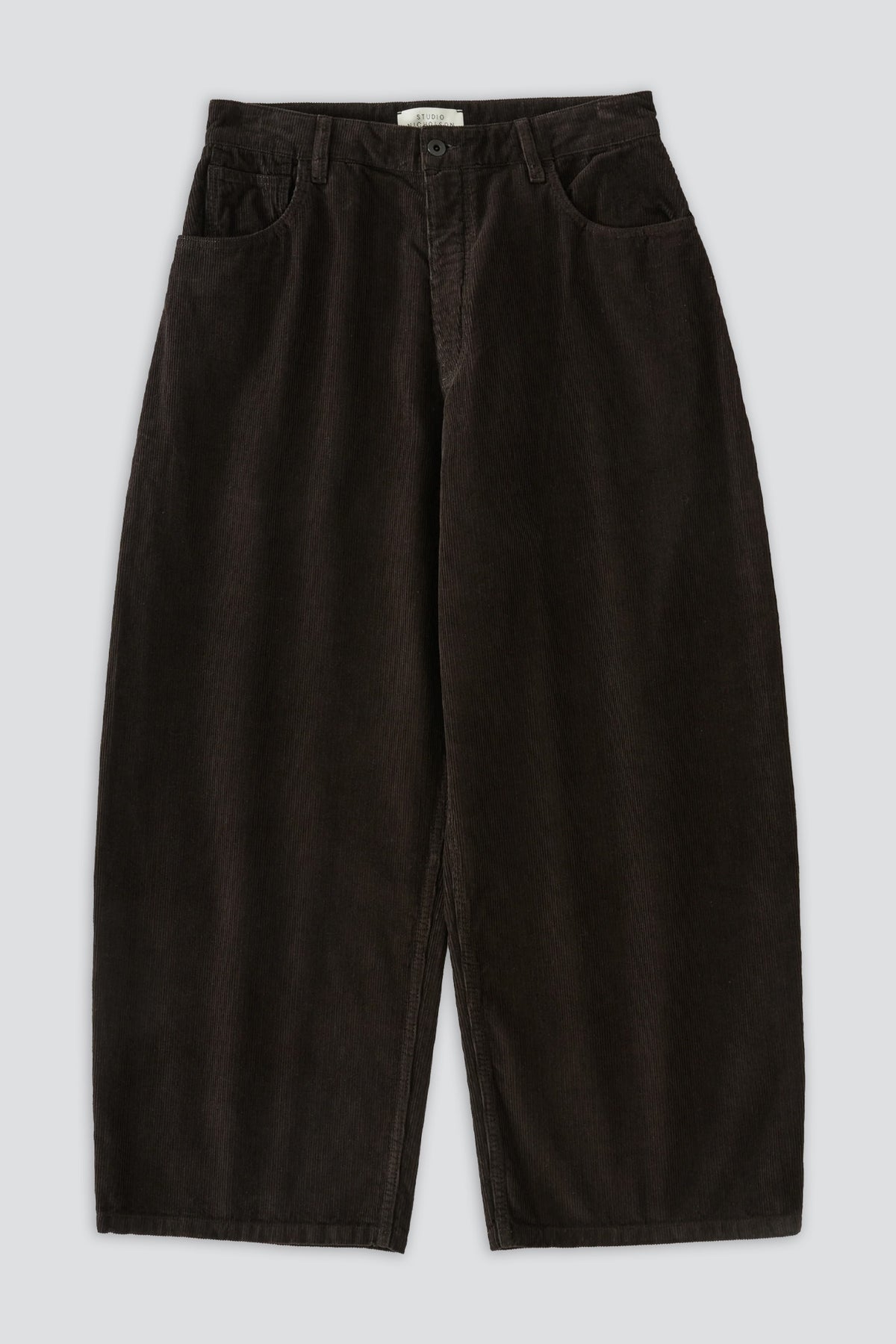 Coffee Paolo Corduroy Wide Leg Pant
