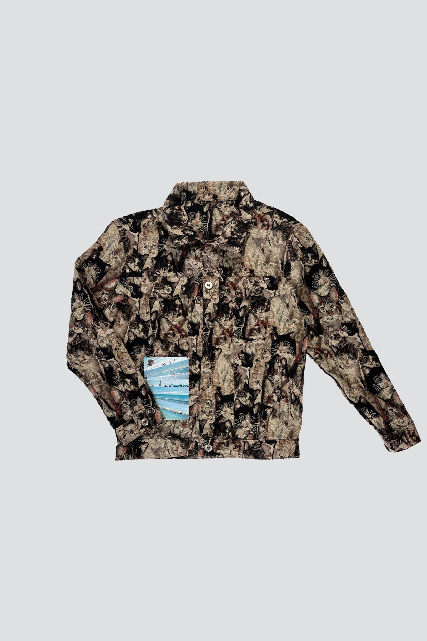 BlessU カモフラージュパターン Tシャツ BlessÜ カモフラージュロゴ Tシャツ ブラック （L bless u OG