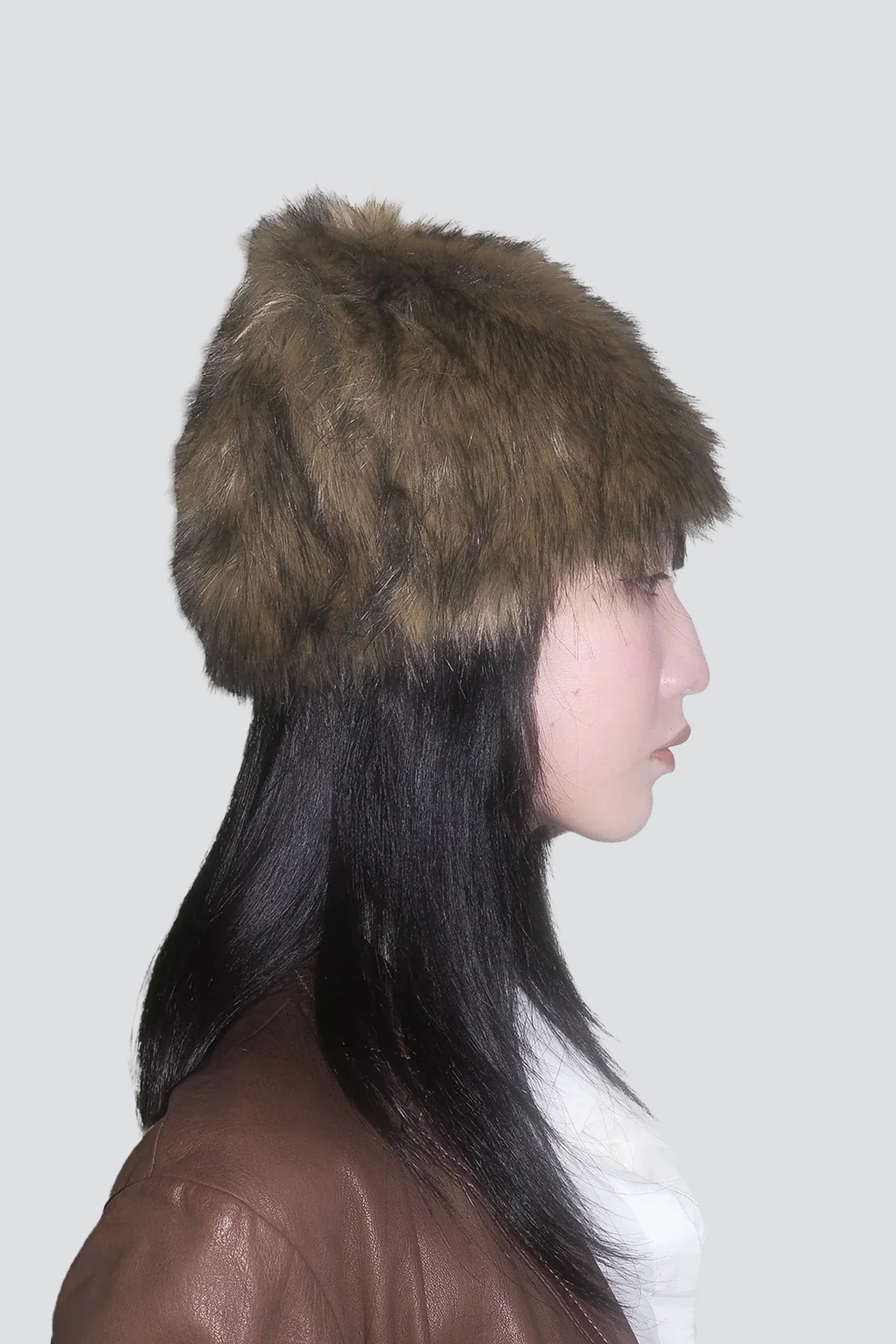 Cream Faux Chinchilla Toque