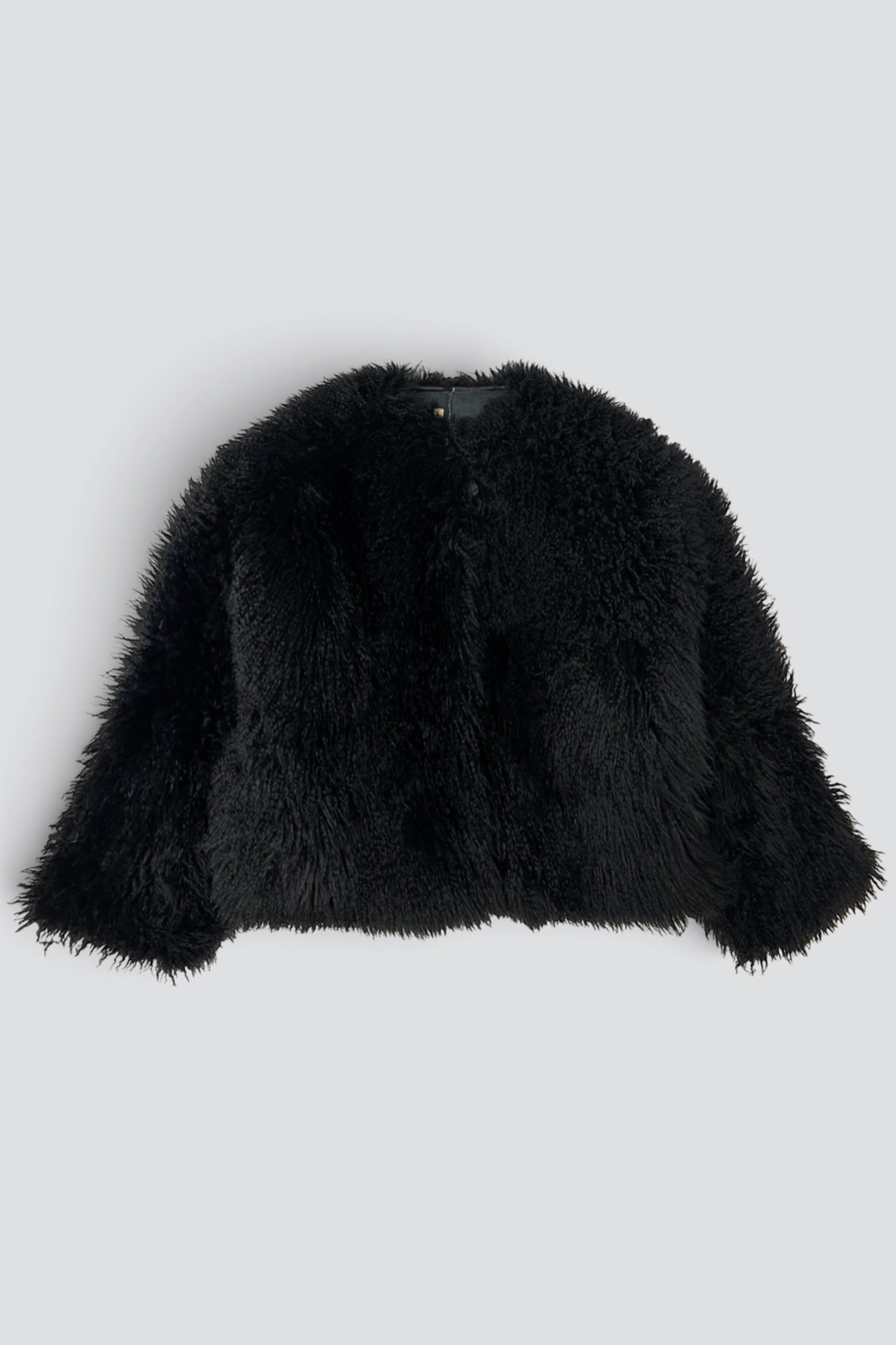 Black Crop Meteor Jacket