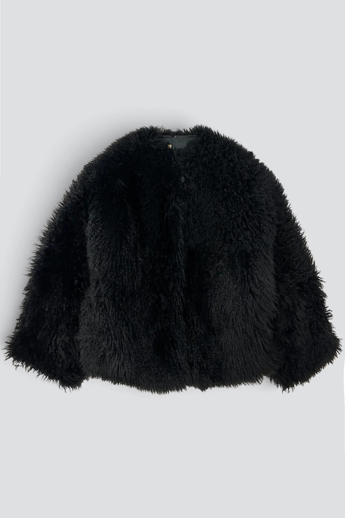 Black Crop Meteor Jacket